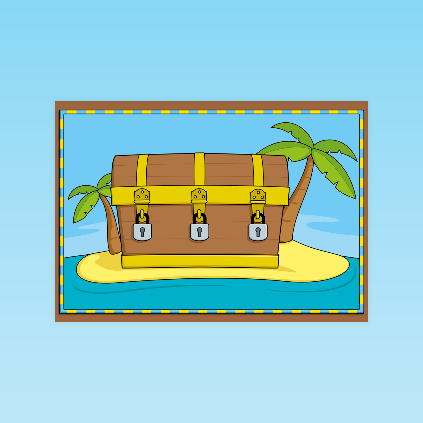 Plateau final avec coffre à déverrouiller de l’atelier Grapho Logic