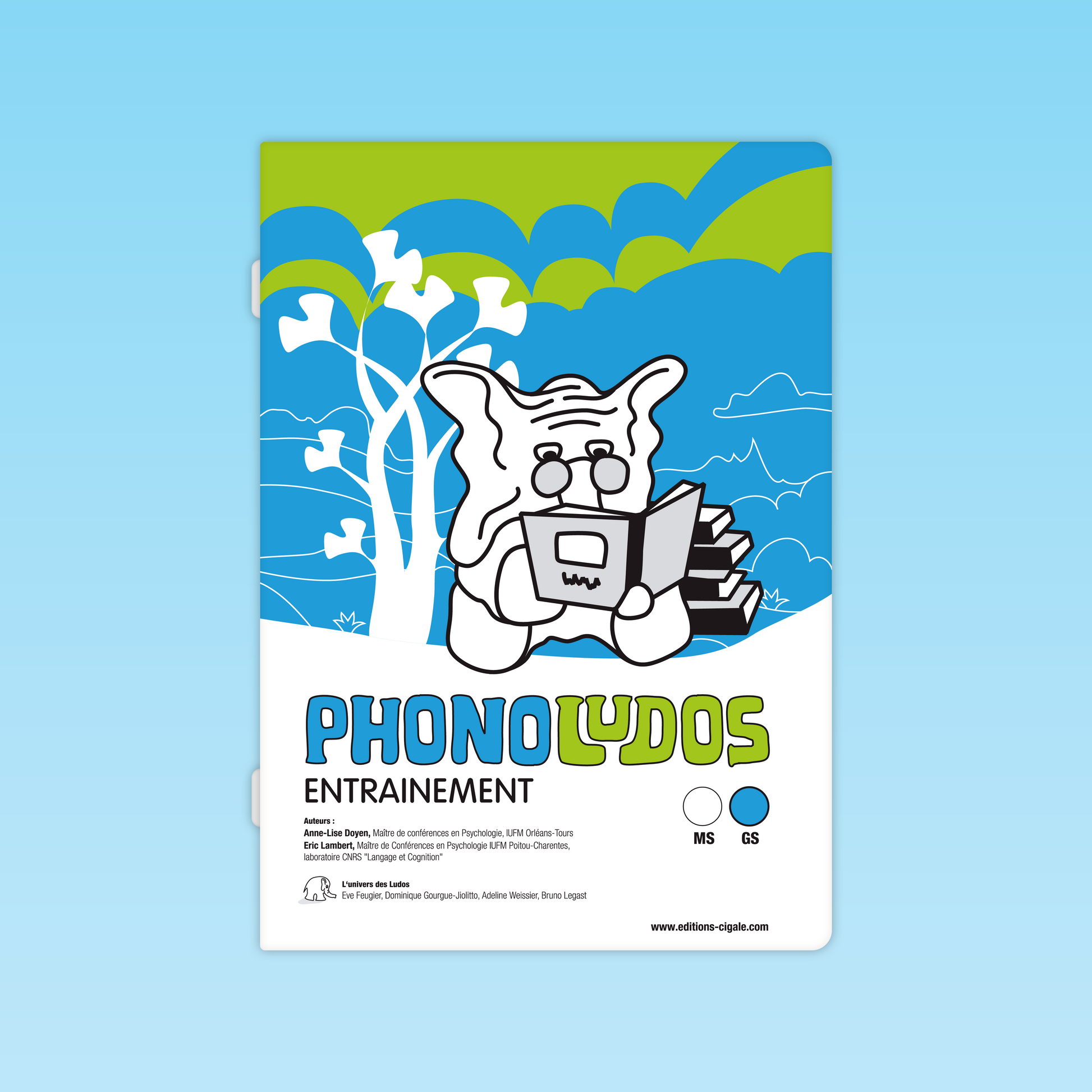 Couverture du livre Phonoludos GS pour l’entraînement à la conscience phonologique en maternelle