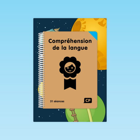 couverture du guide compréhension de la langue cp 31 séances dispositif clé en main pédagogique