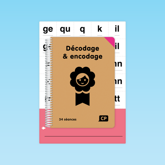 couverture du guide Décodage & encodage CP avec 34 séances