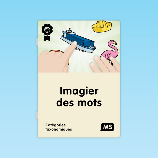 couverture de l’imagier des mots pour la moyenne section MS sur les catégories taxonomiques