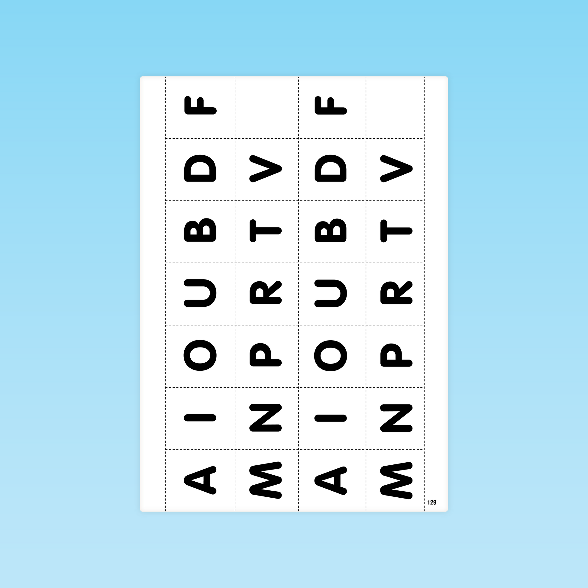 cartes lettres à découper pour les exercices de reconnaissance phonologique Phonoludos GS