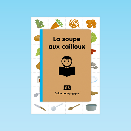 guide pédagogique GS de la soupe aux cailloux avec imagier des ingrédients illustrés