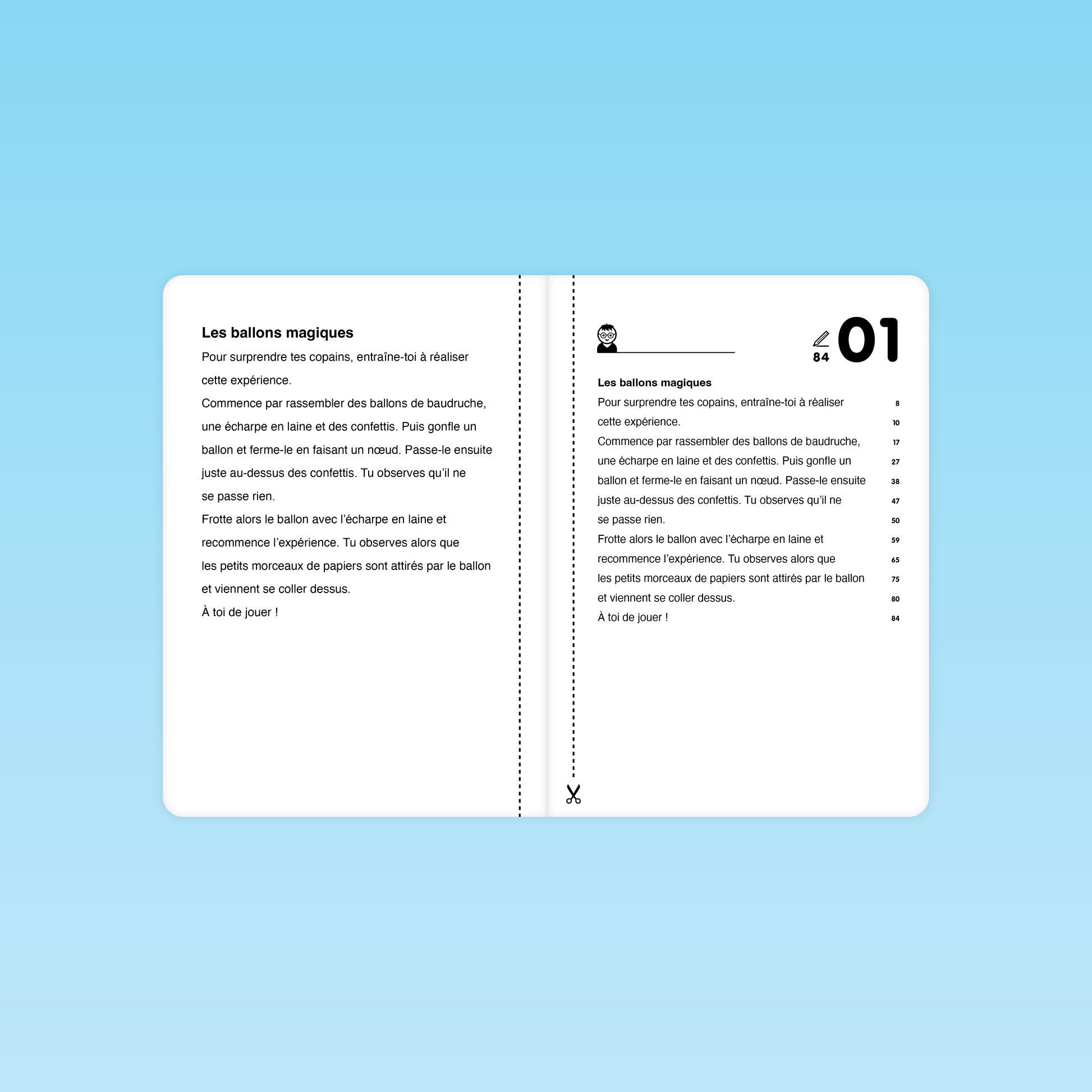 Texte fluence CE CM "Les ballons magiques" avec 84 mots pour améliorer la vitesse et la précision de lecture