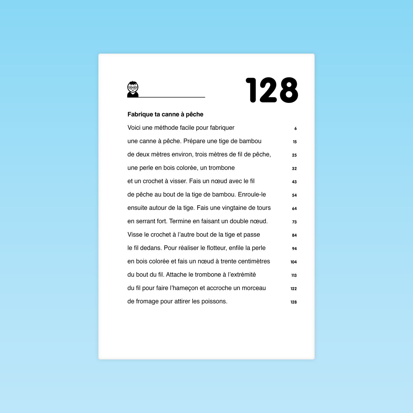 Texte de fluence Fabrique ta canne à pêche – lecture fluide CP-CE