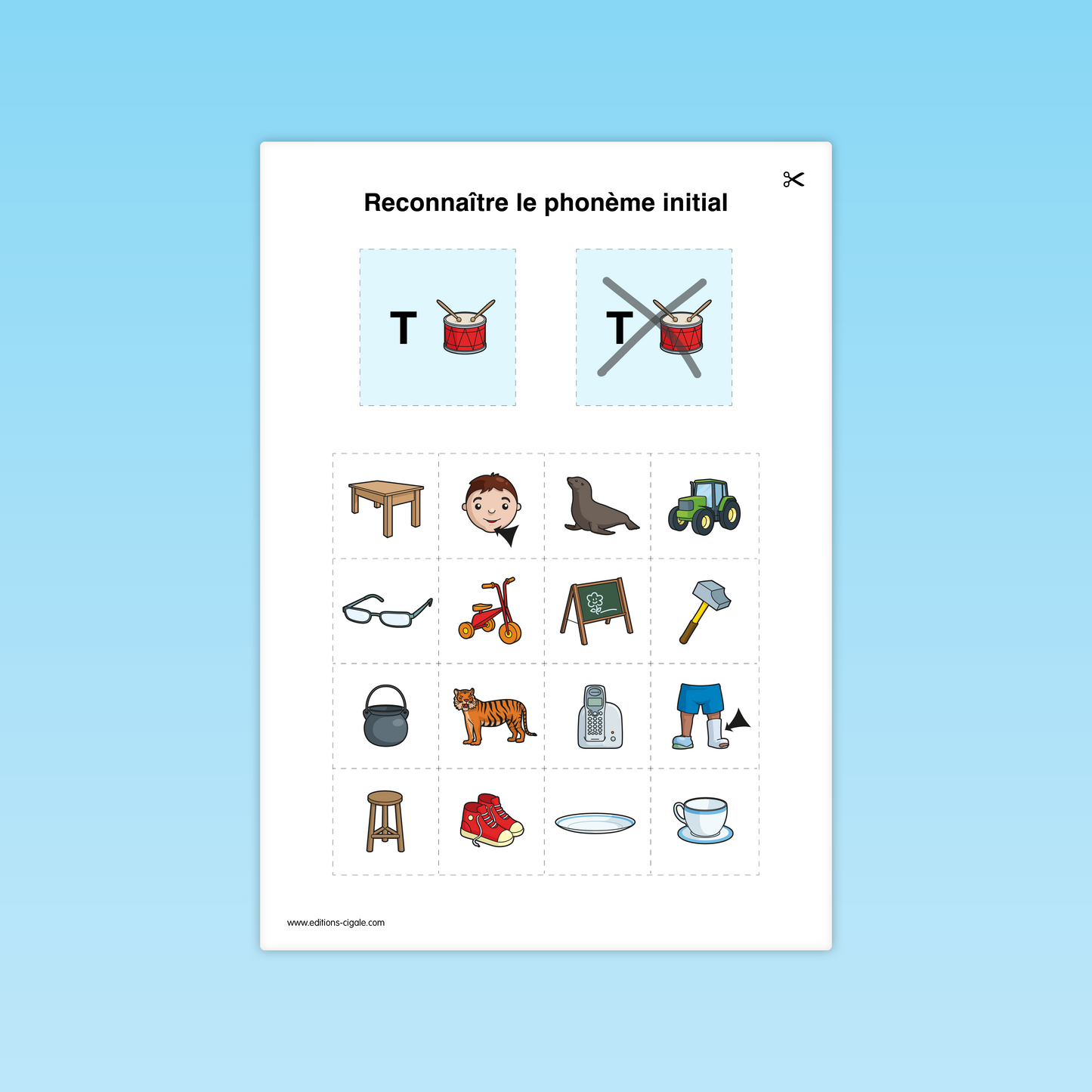 Reconnaître un phonème initial