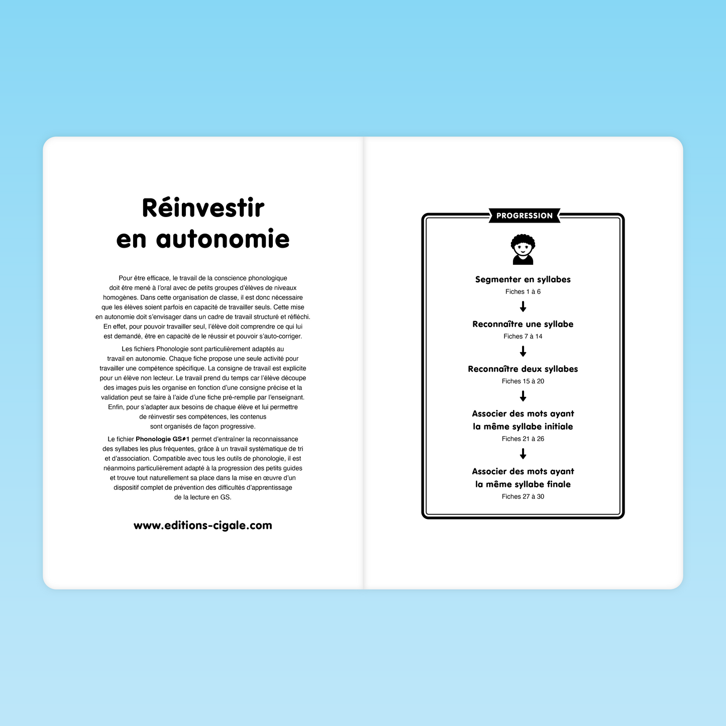 30 fiches Reconnaissance de syllabes GS