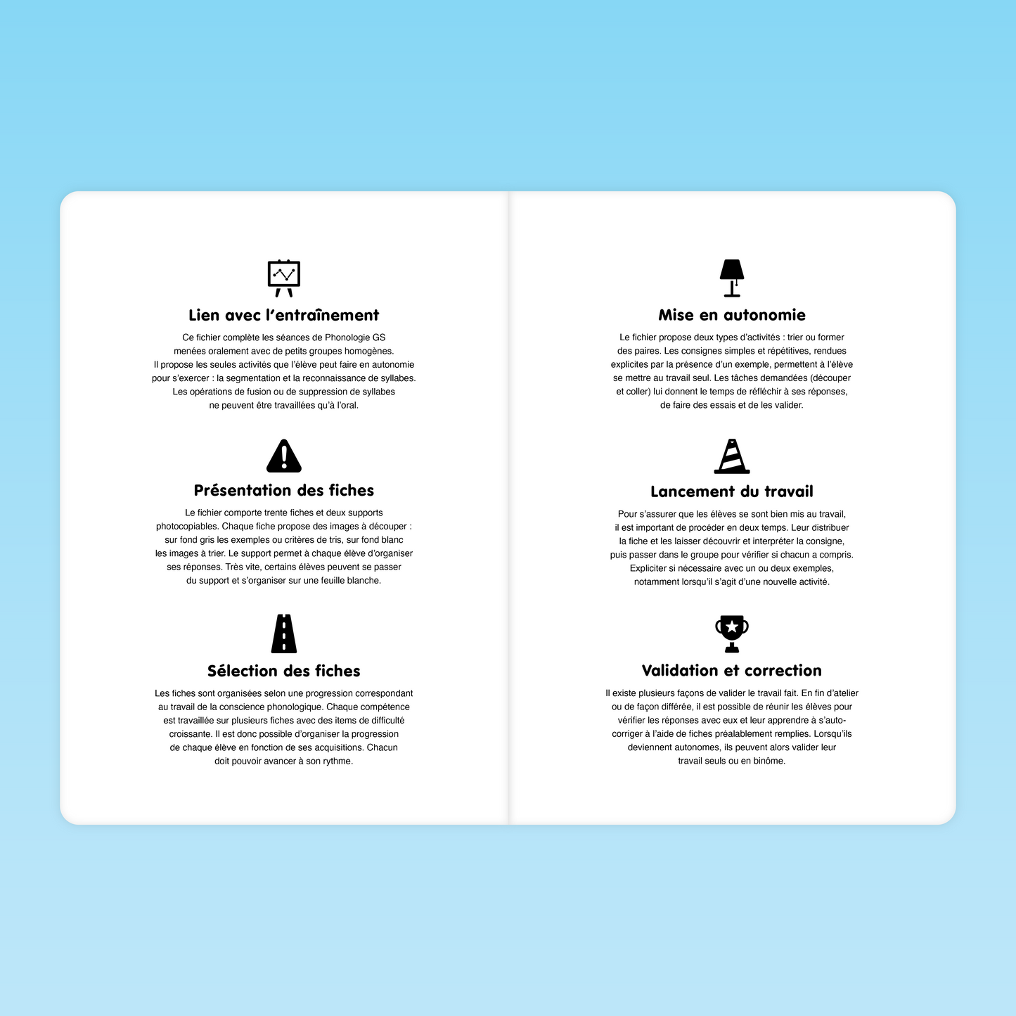 30 fiches Reconnaissance de syllabes GS