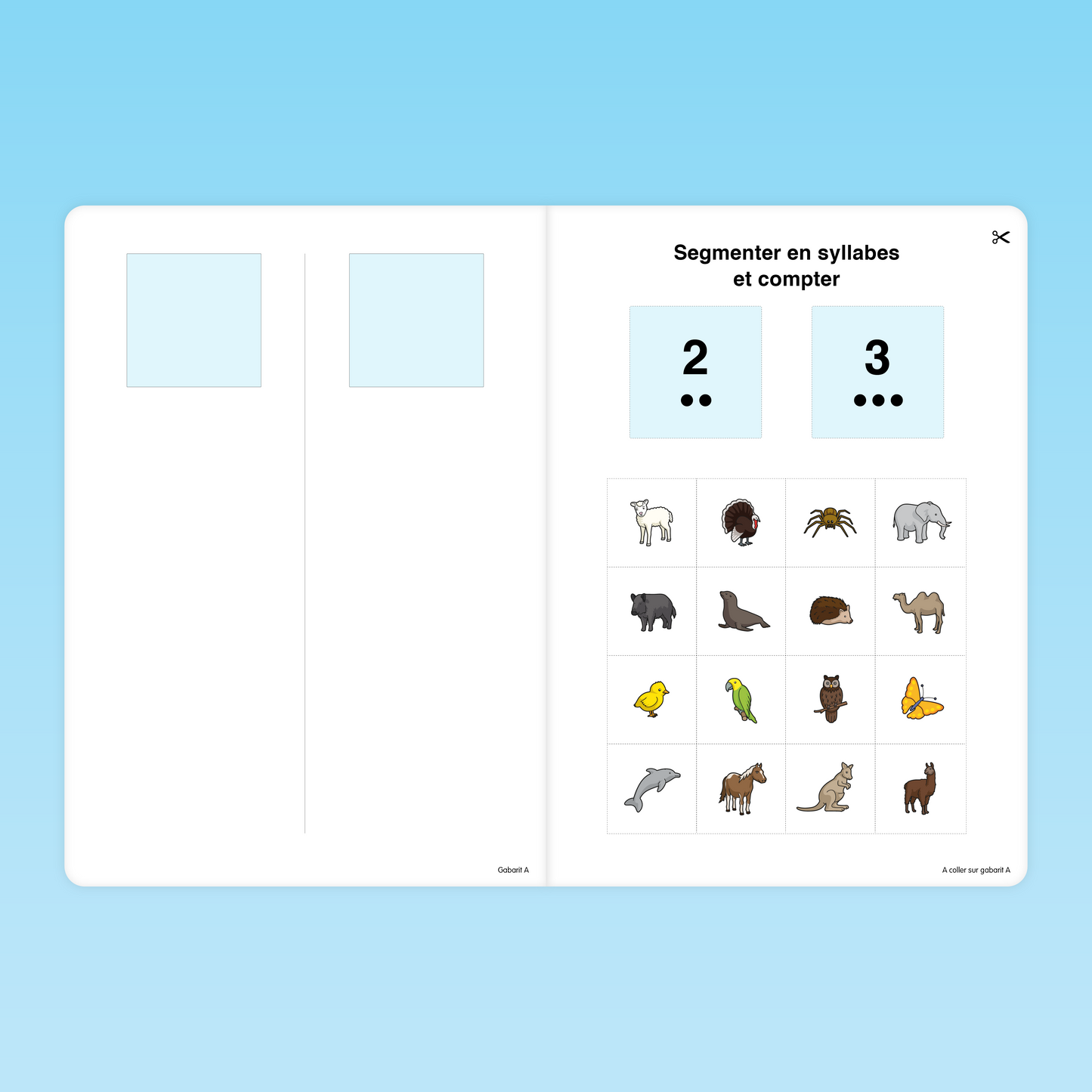 30 fiches Reconnaissance de syllabes GS