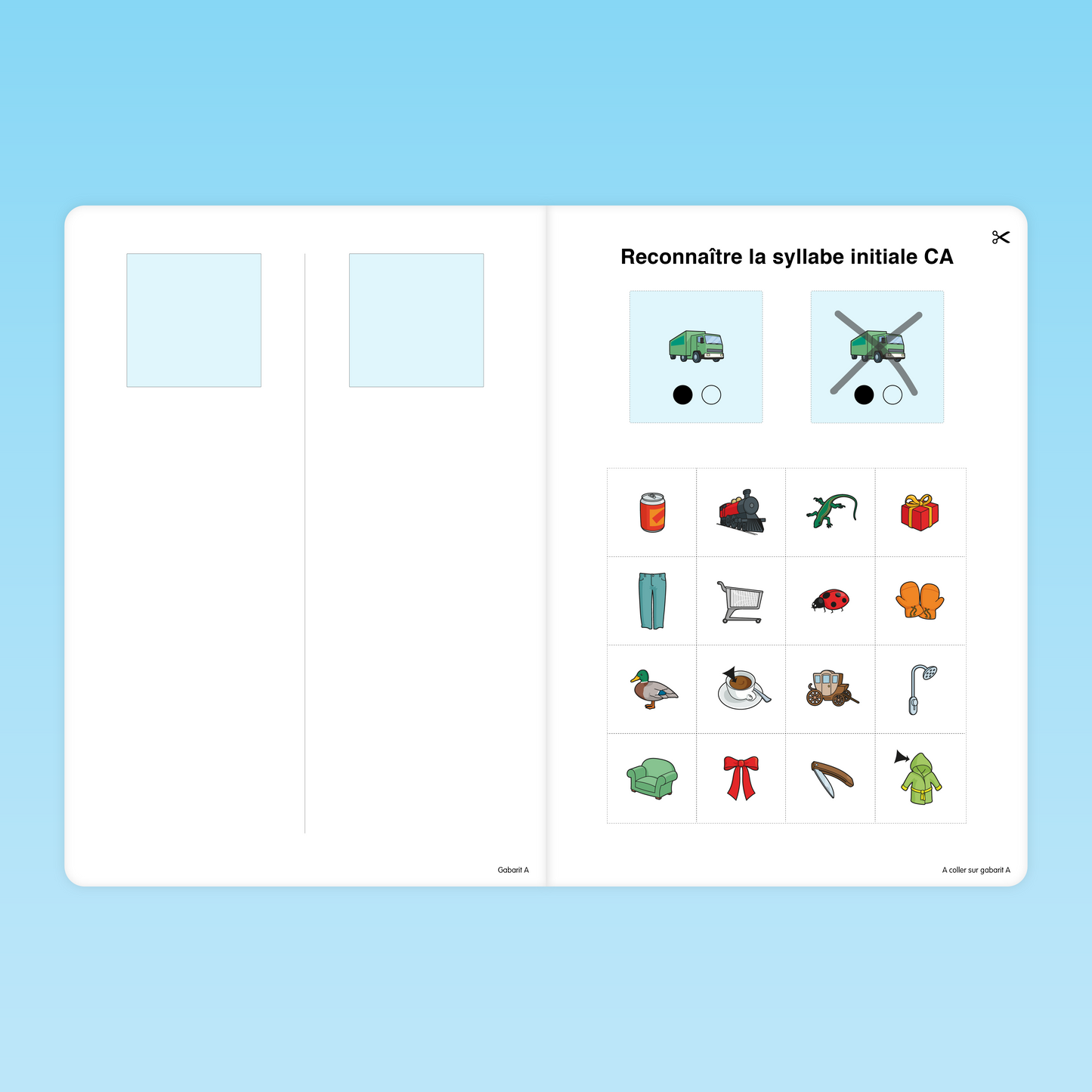 30 fiches Reconnaissance de syllabes GS