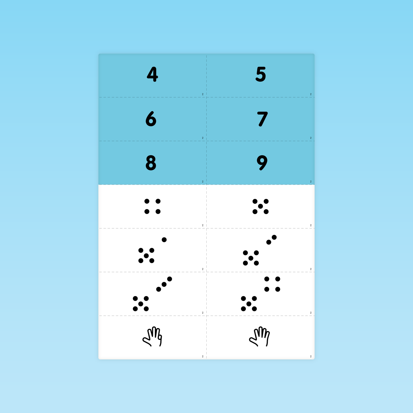 9 jeux Atelier Numération #1 GS