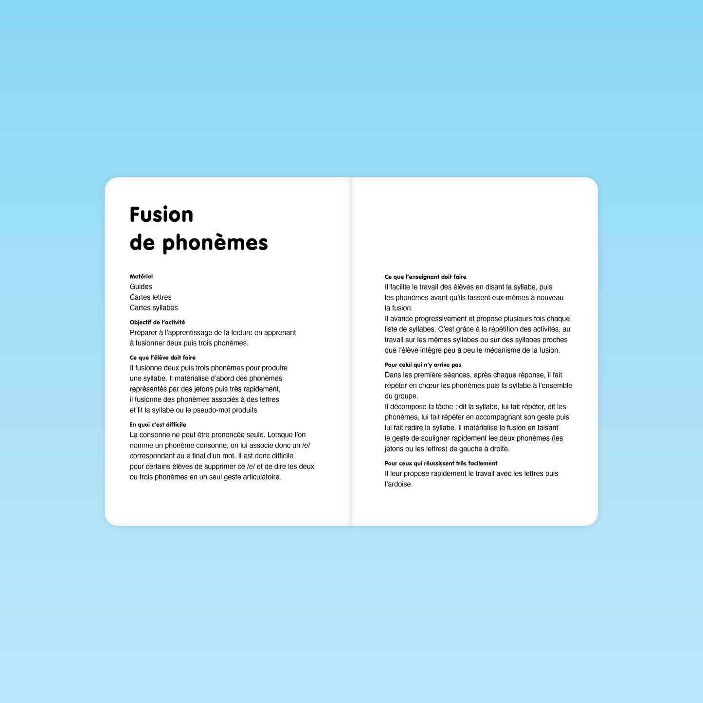 17 séances Connaissance du phonème CP