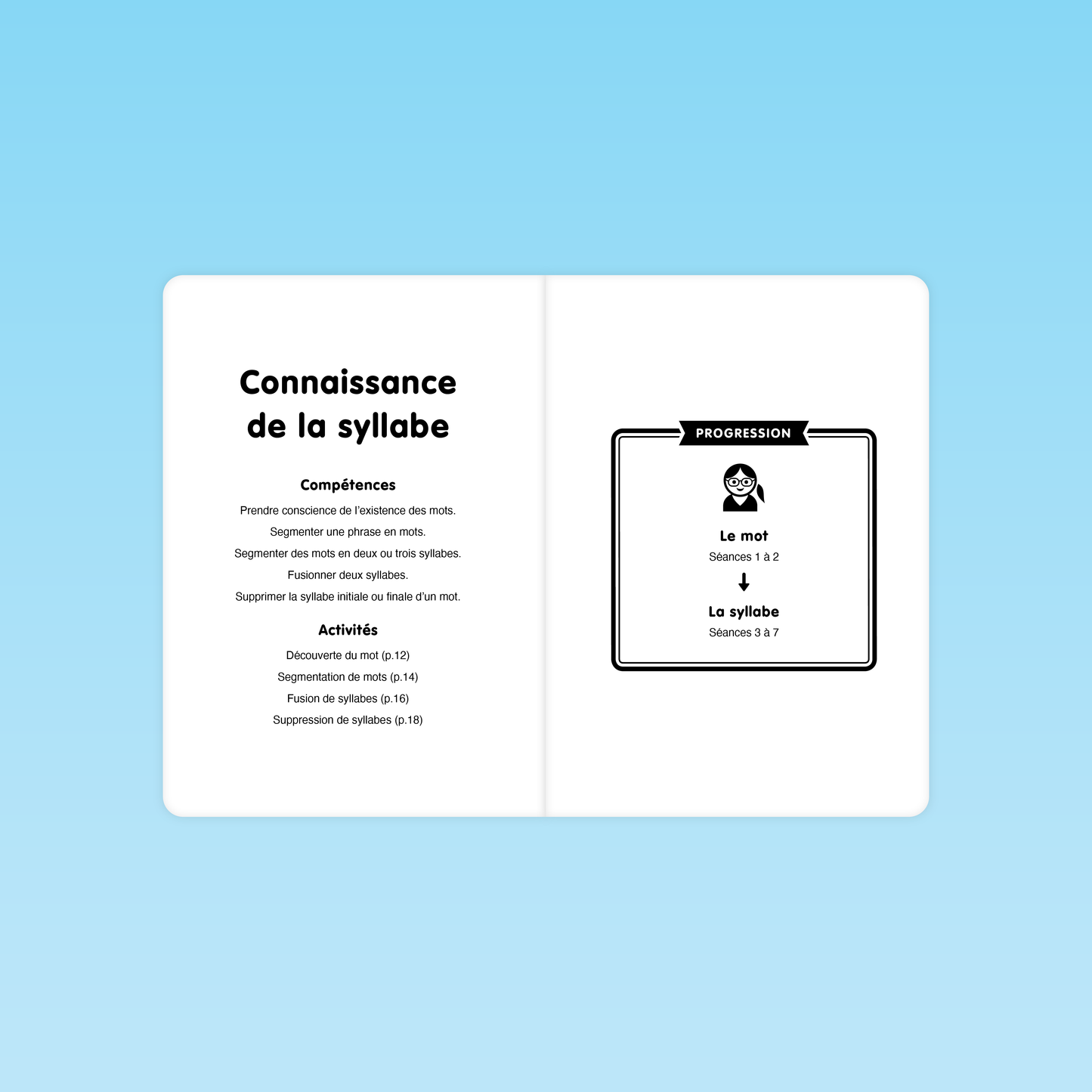 7 séances Connaissance de la syllabe CP