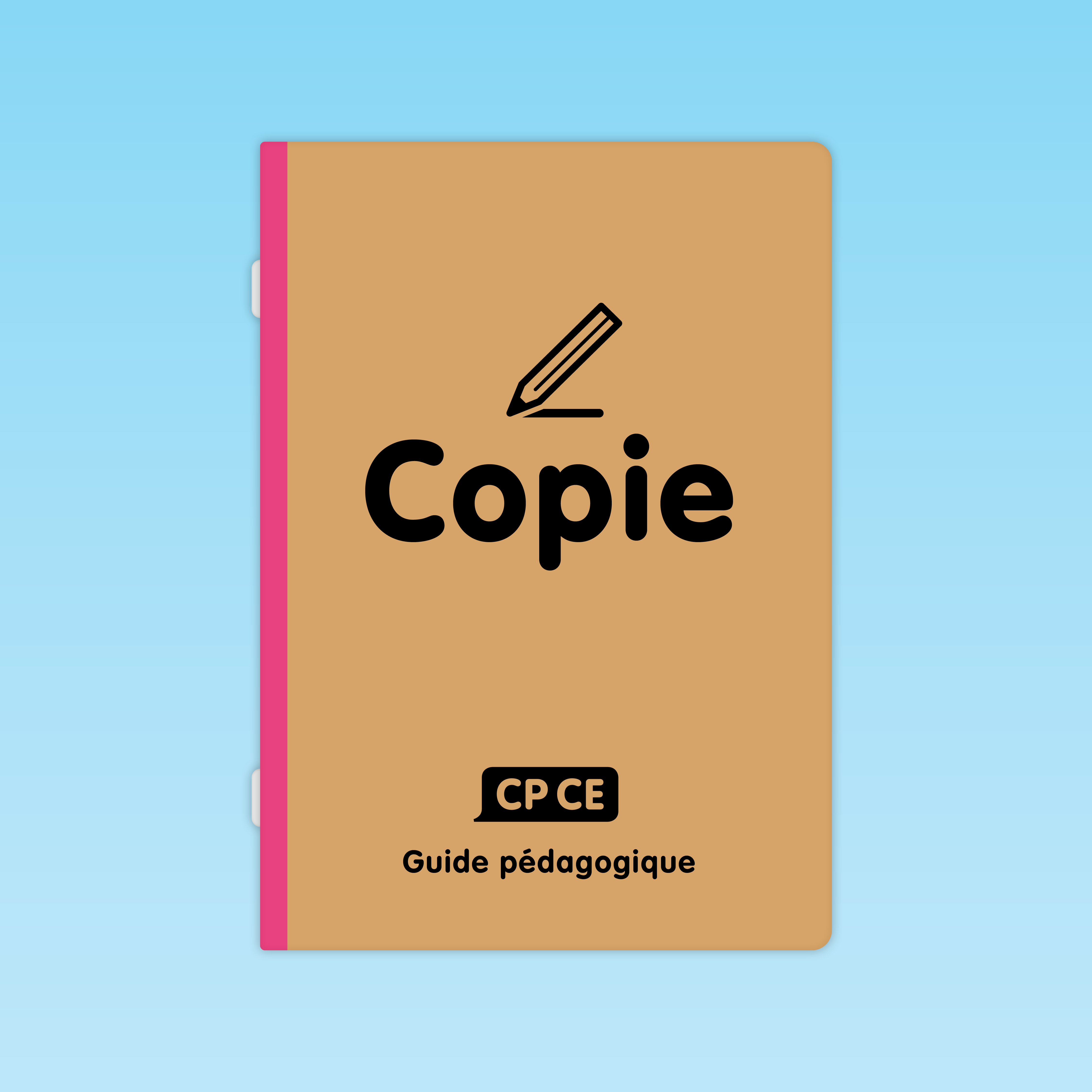 couverture du guide pédagogique Atelier Copie pour le CP et le CE