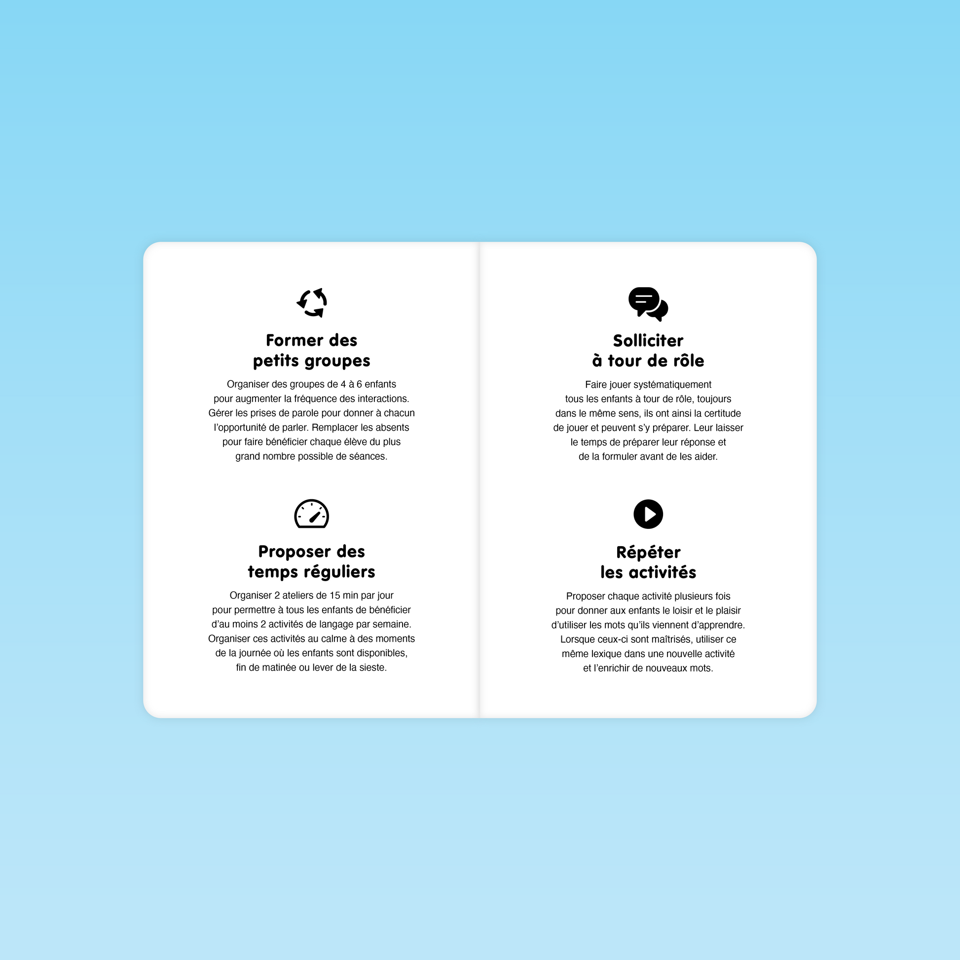 Conseils pour organiser des ateliers de langage efficaces en petite section