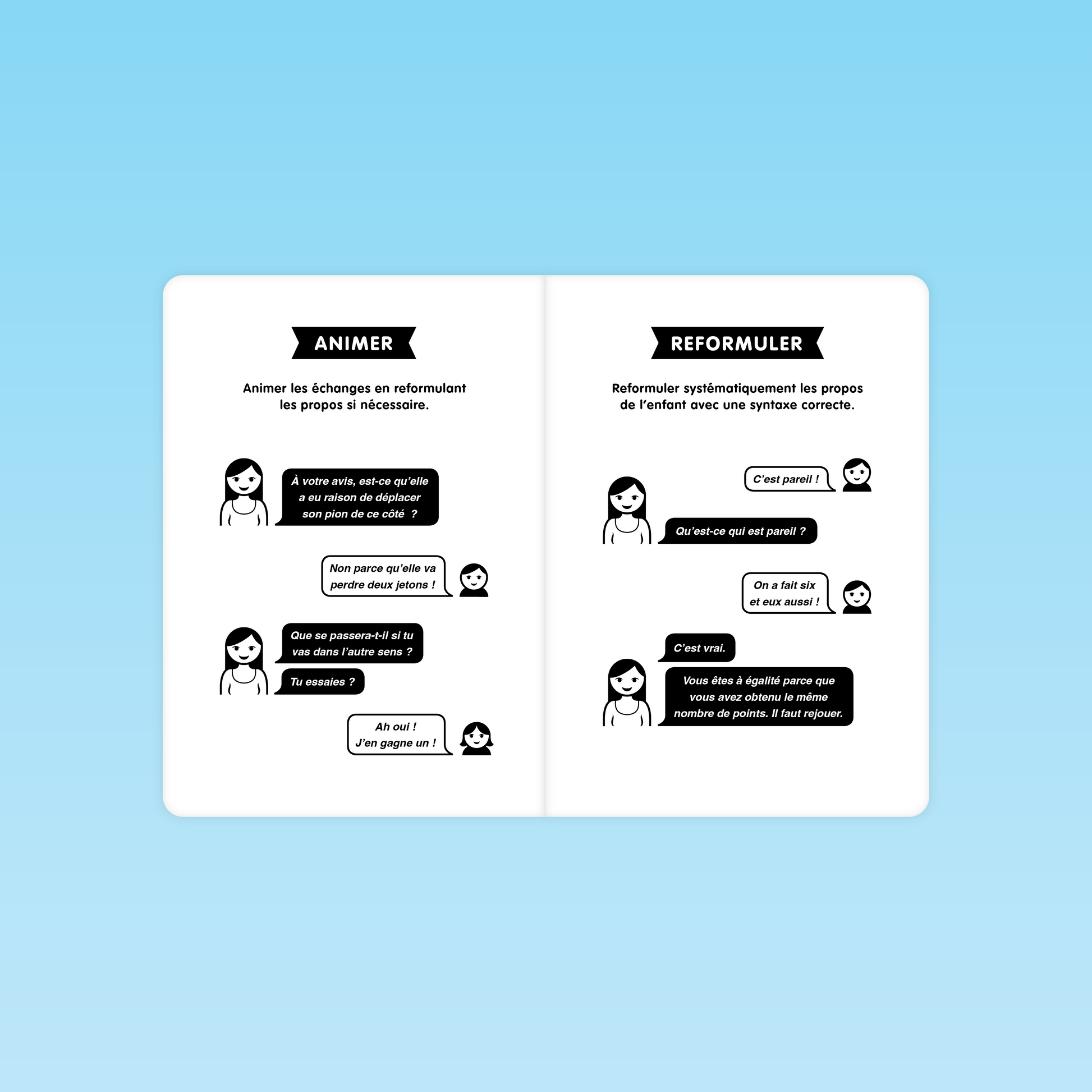 Exemples de dialogues pour animer et reformuler en atelier de numération GS