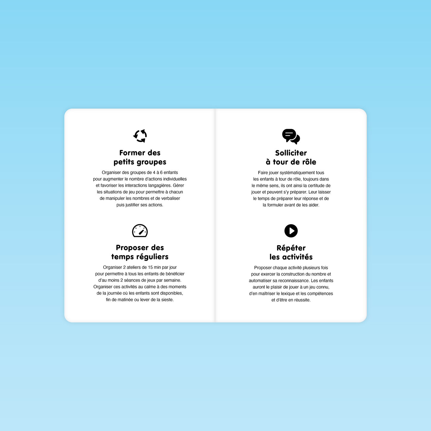 Conseils pour animer les jeux de numération en petits groupes en MS