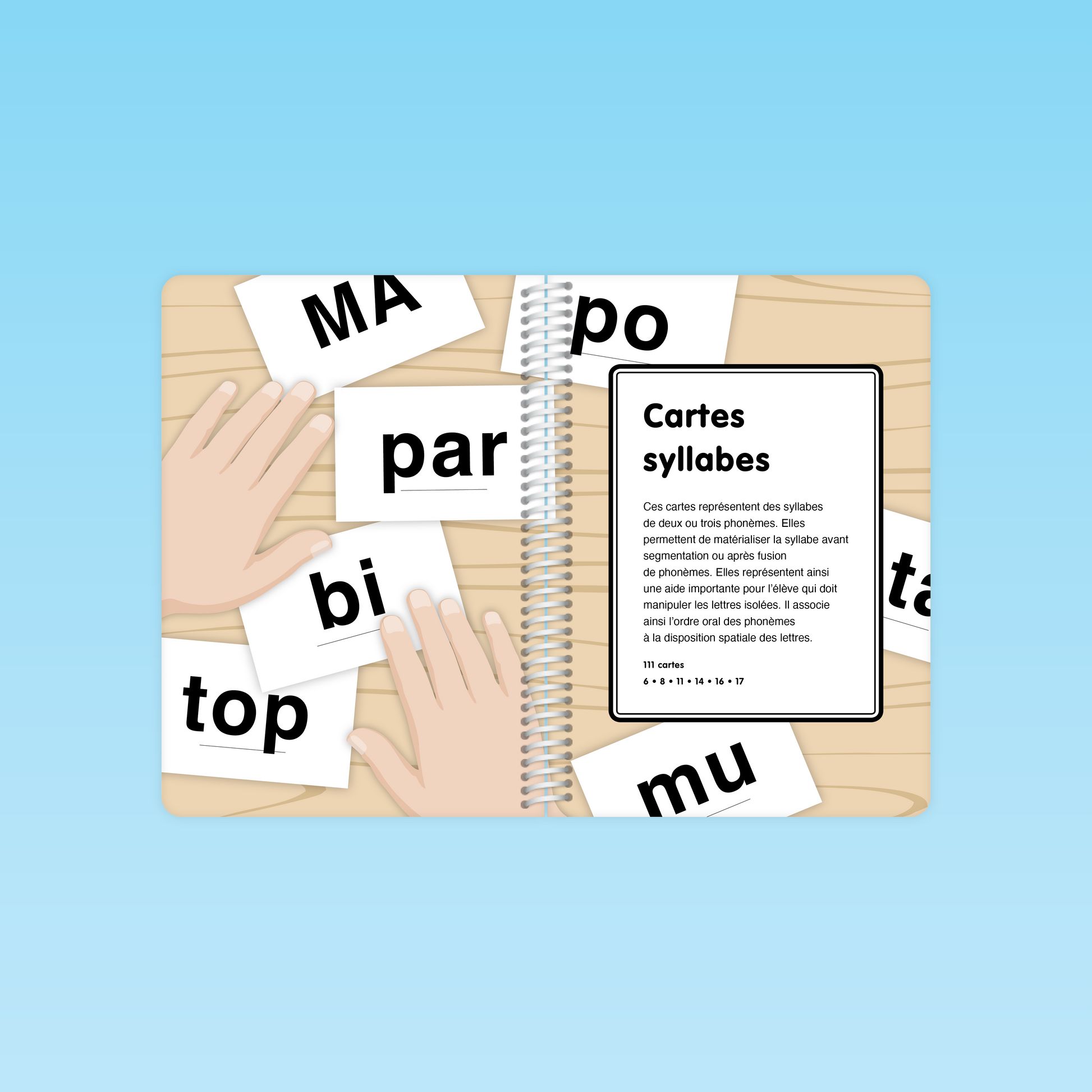 cartes syllabes pour segmenter les phonèmes et renforcer la conscience phonologique au CP