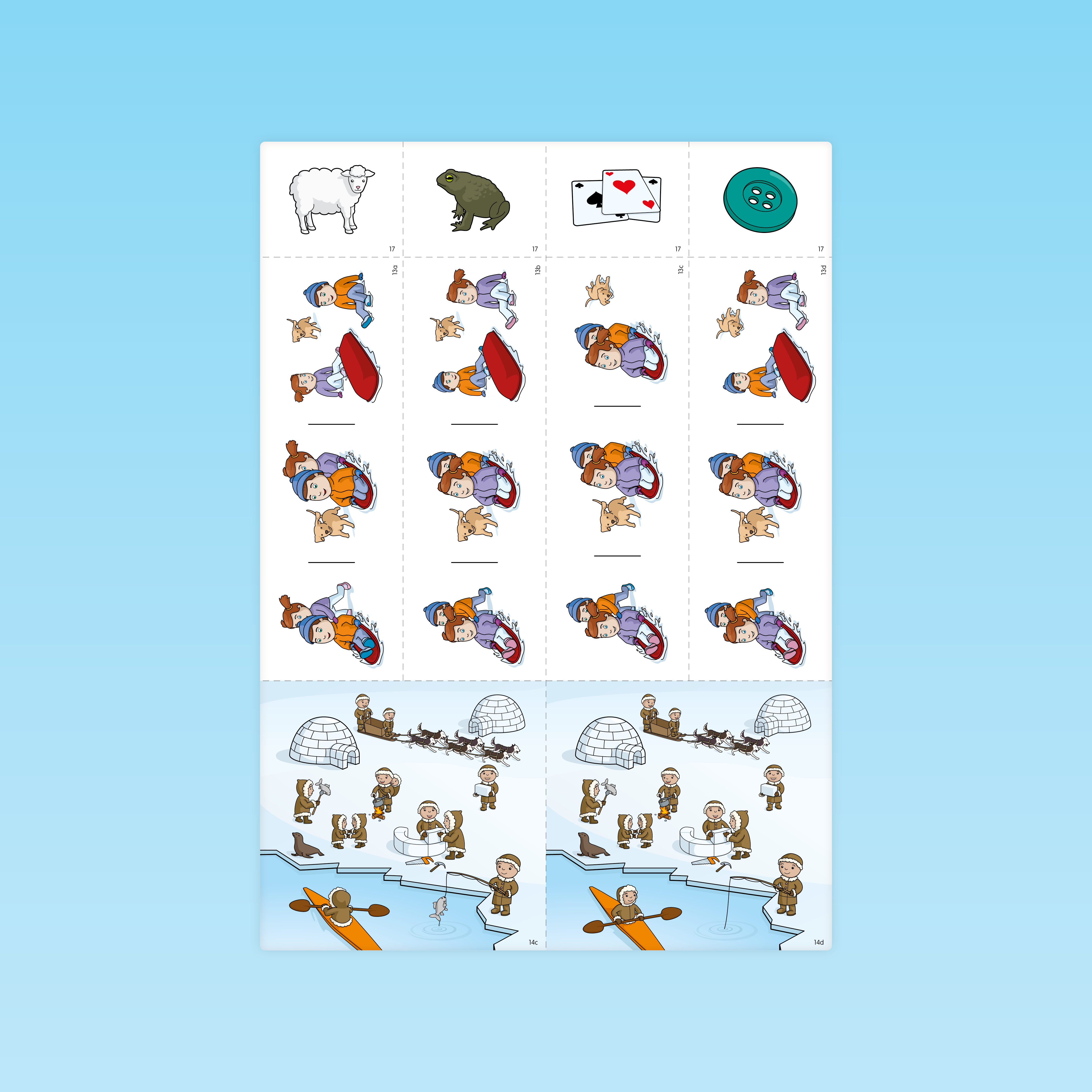 exemples de cartes visuelles pour travailler la compréhension au CP