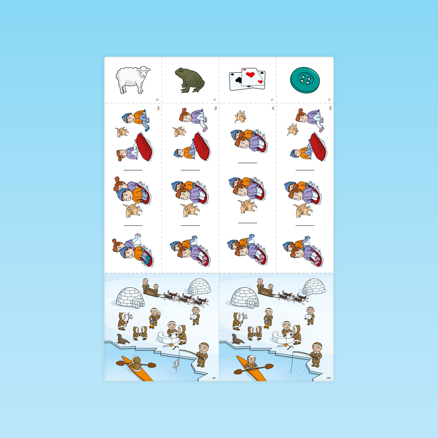 exemples de cartes visuelles pour travailler la compréhension au CP
