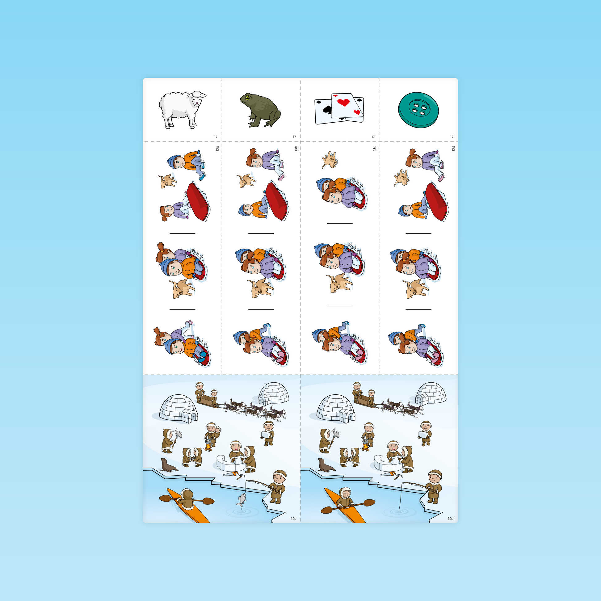 exemples de cartes visuelles pour travailler la compréhension au CP