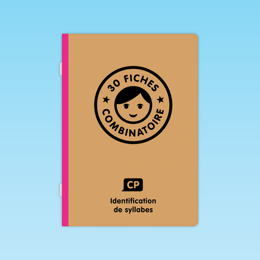 Couverture du fichier de 30 fiches pour l’identification des syllabes en CP