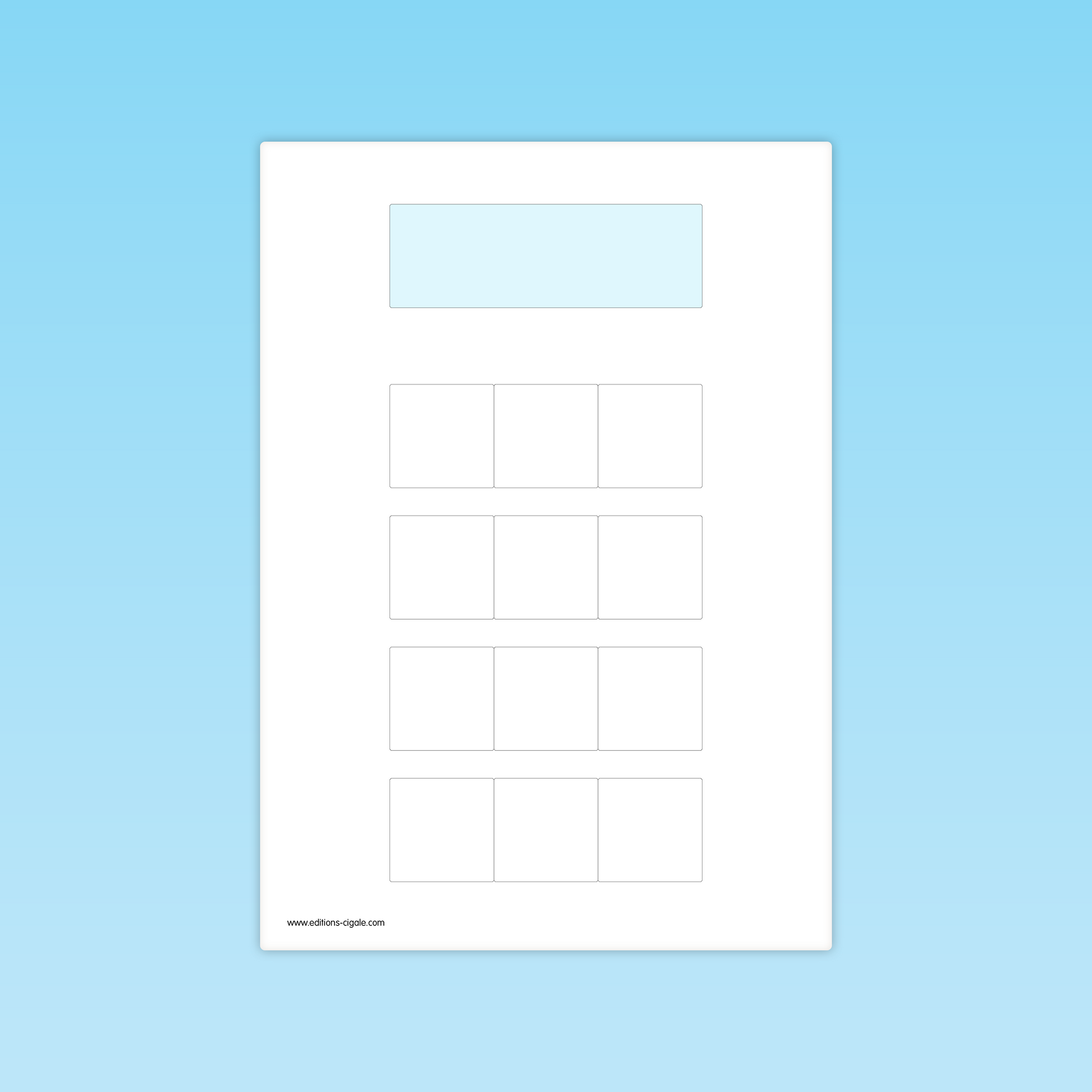 Fiche MS : espace de tri et collage pour fiches d’attention visuelle