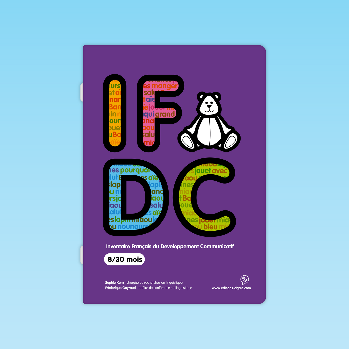 Couverture du guide IFDC pour évaluer le développement du langage chez les enfants de 8 à 30 mois