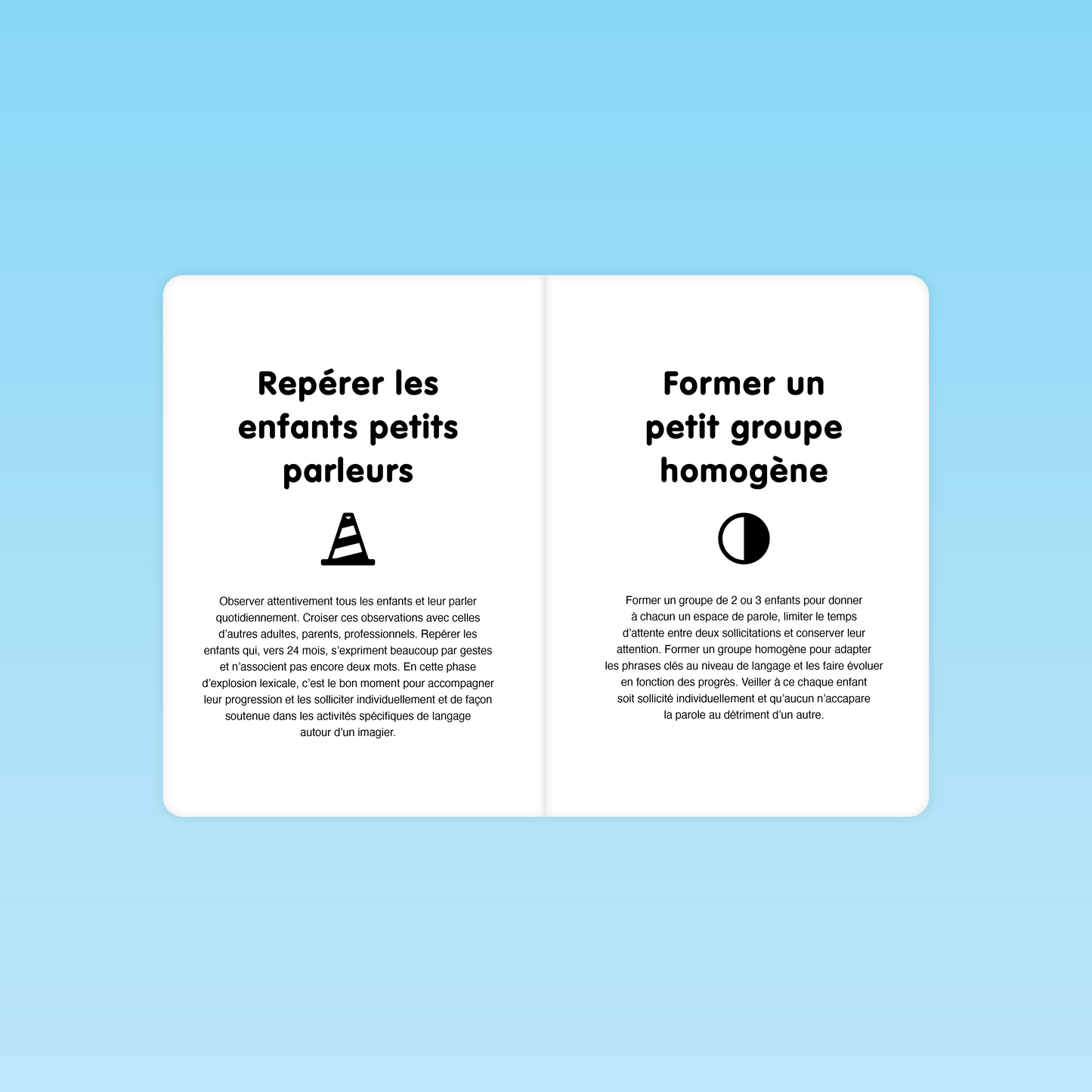 Recommandations Parler Bambin pour repérer les enfants petits parleurs et former un groupe homogène en atelier langage