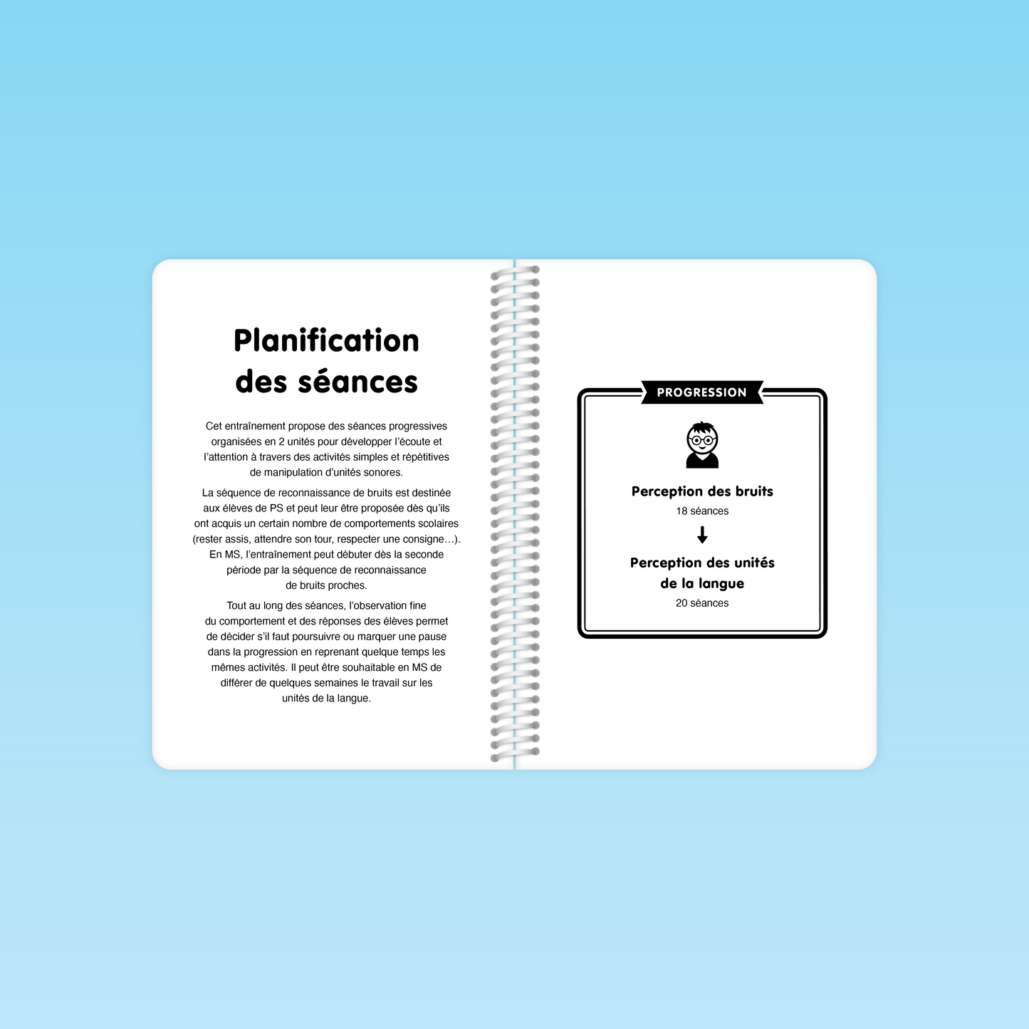 organisation des séances de discrimination auditive PS MS