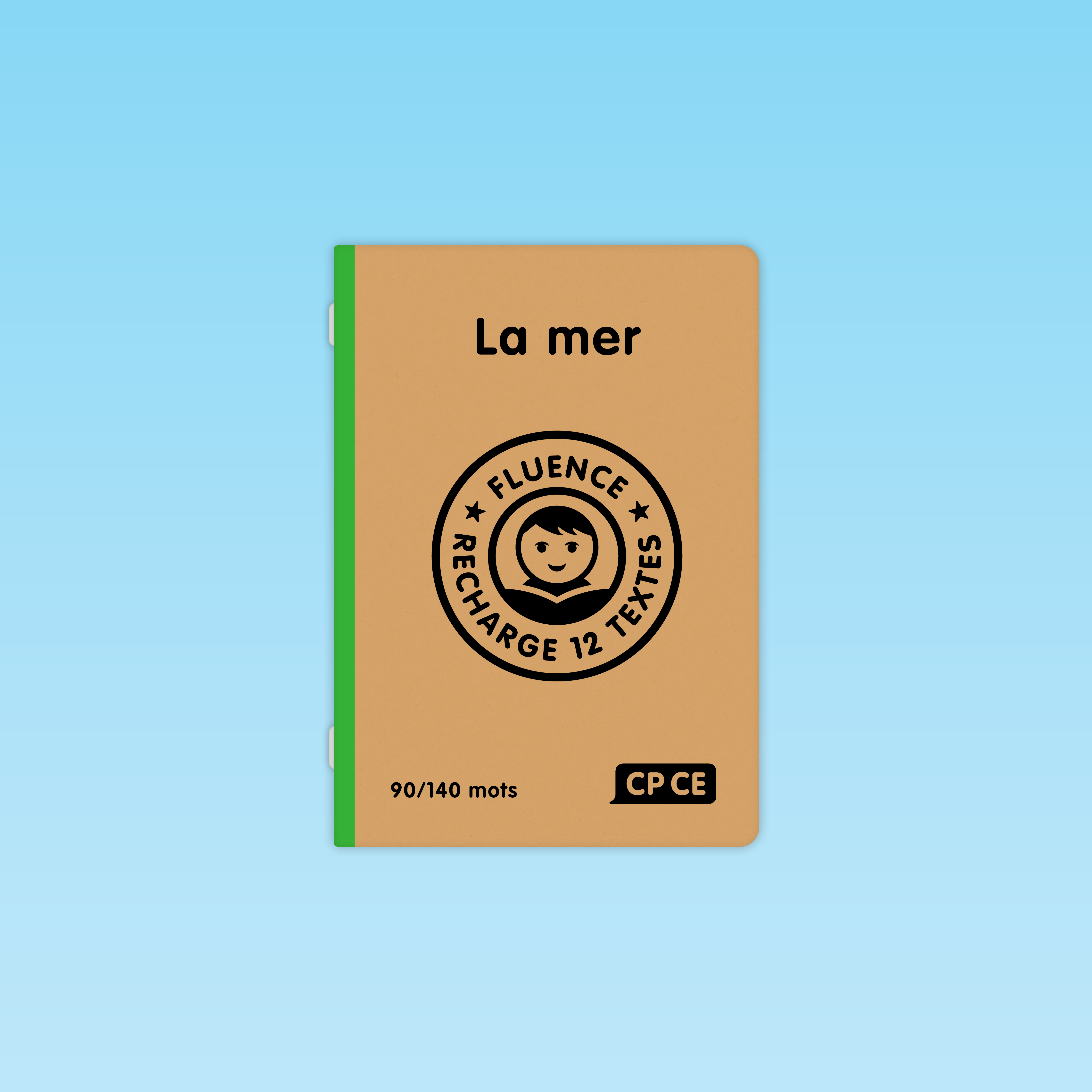 Couverture de la recharge La mer pour travailler la fluence en lecture au CP et CE
