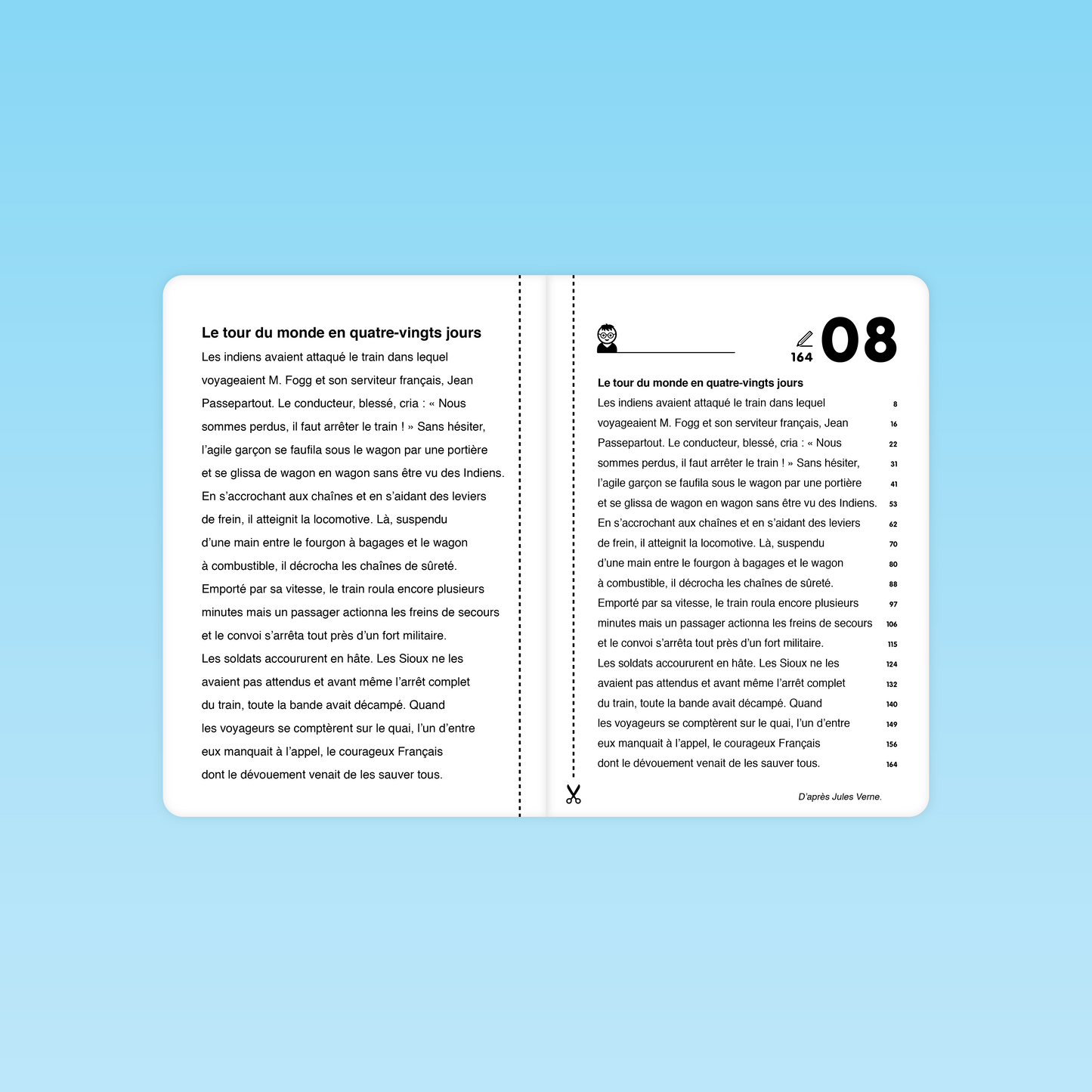texte fluence Le tour du monde en quatre-vingts jours inspiré de Jules Verne pour lecture expressive