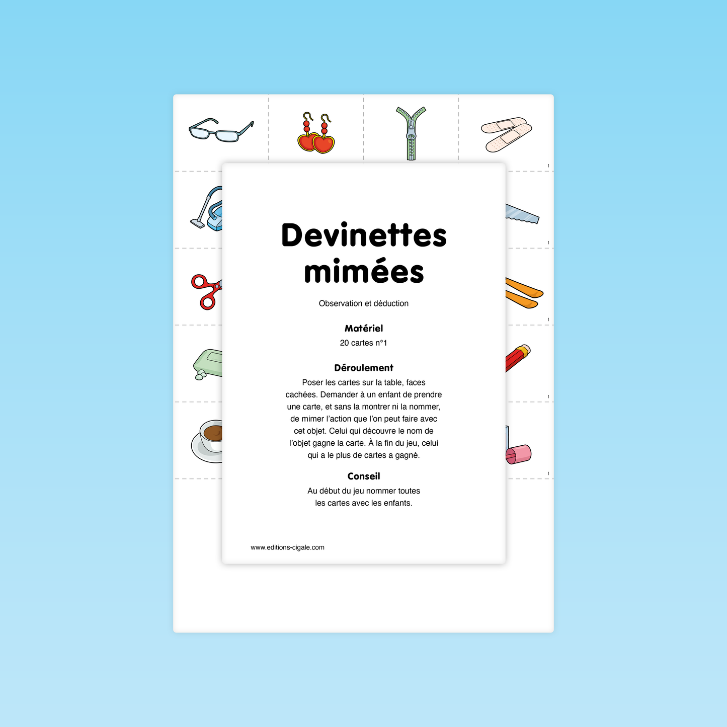 Devinettes mimées