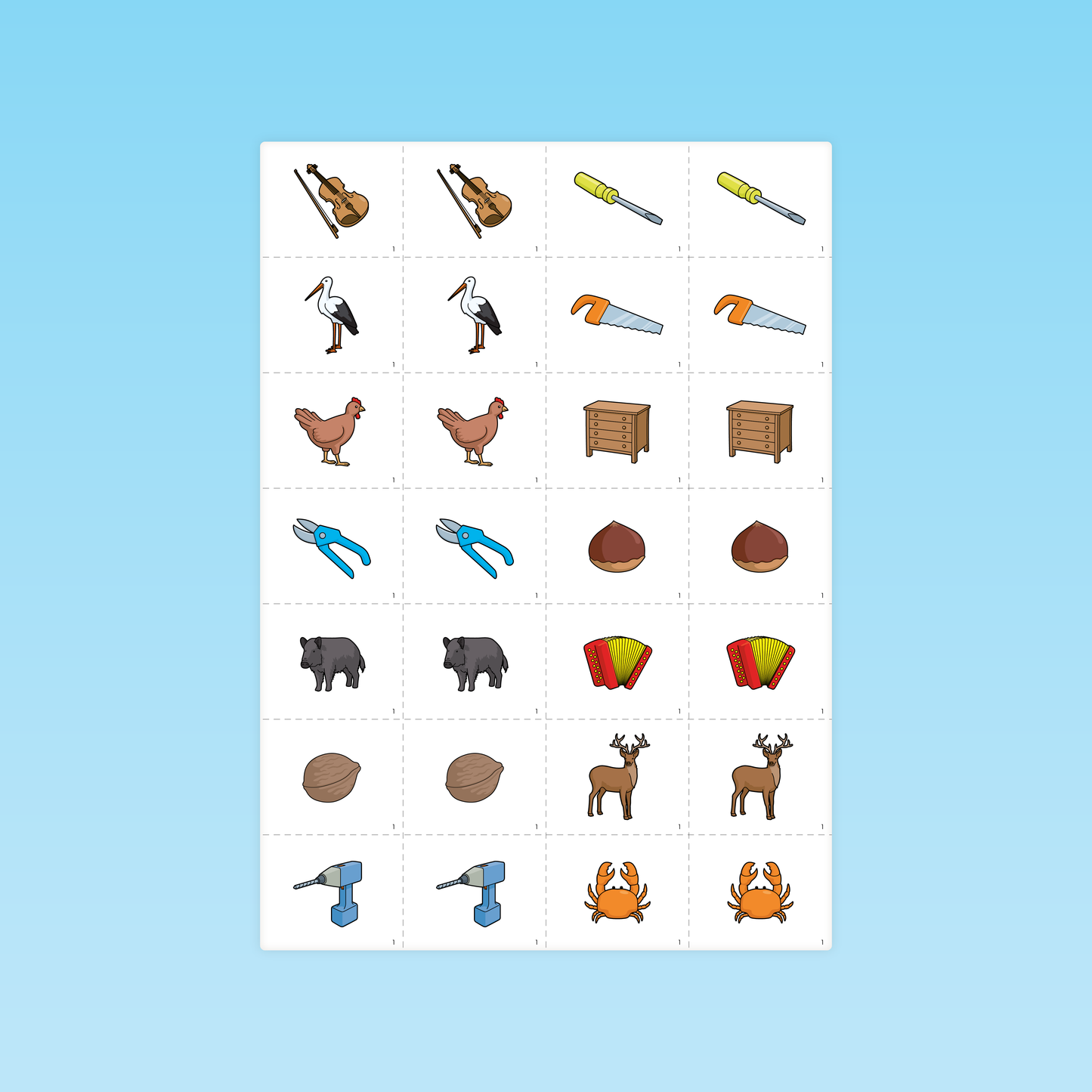 Jeu des paires