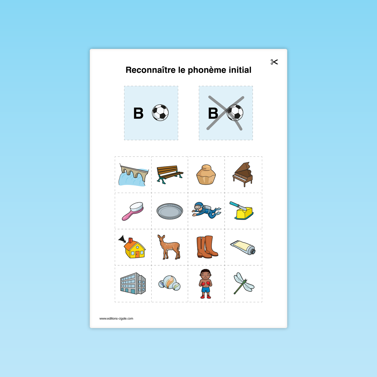 Reconnaitre un phonème initial #1