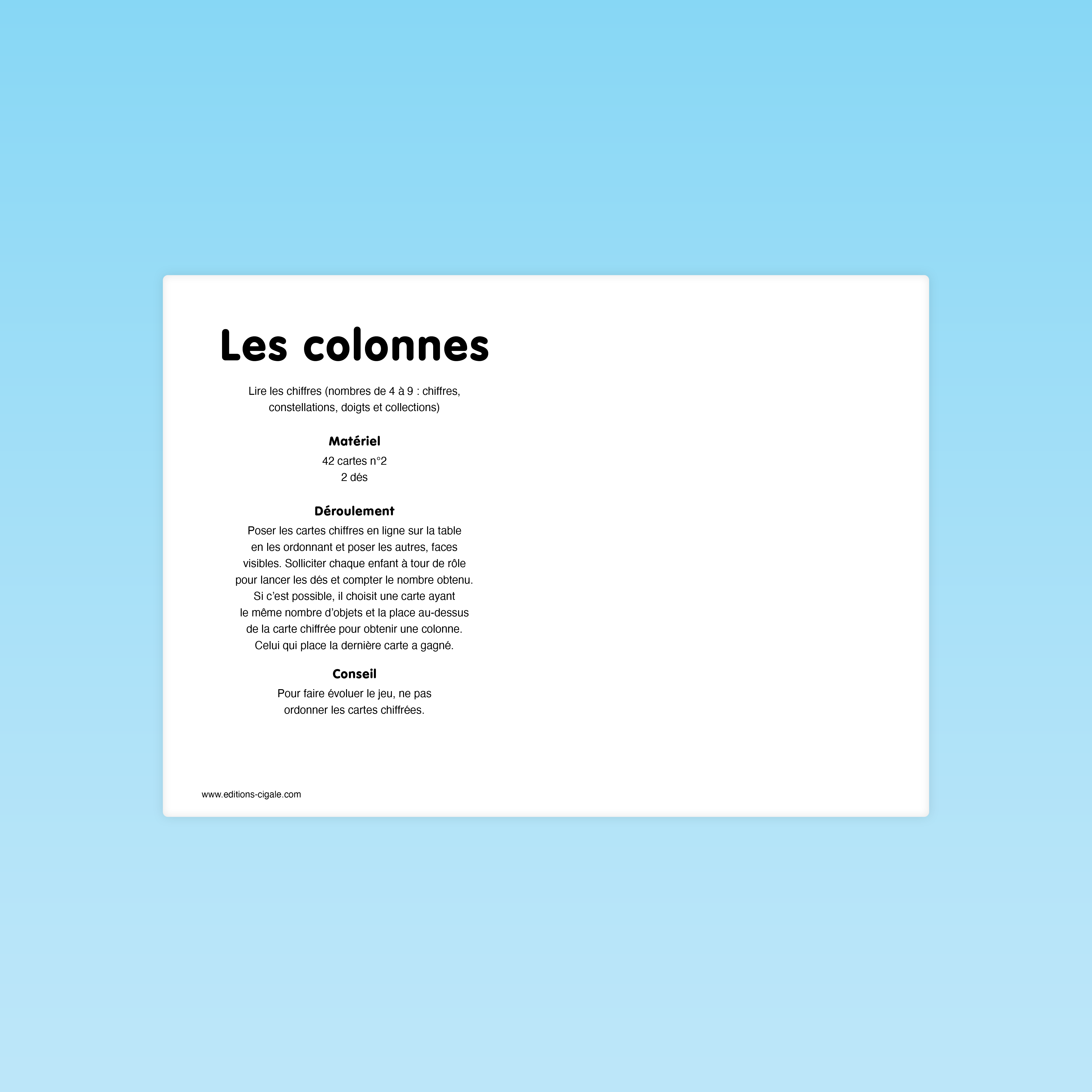 Les colonnes