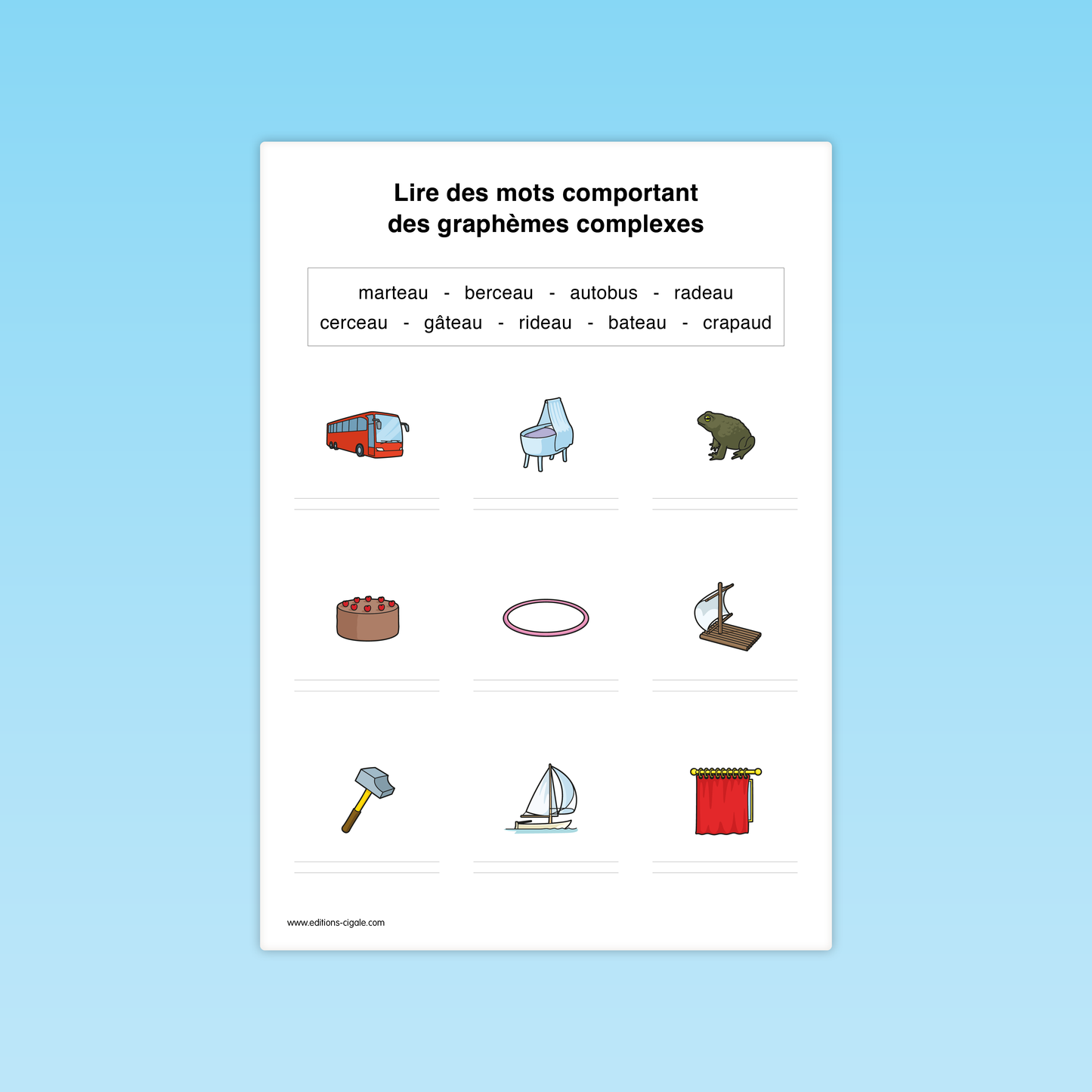 Lire des graphèmes complexes