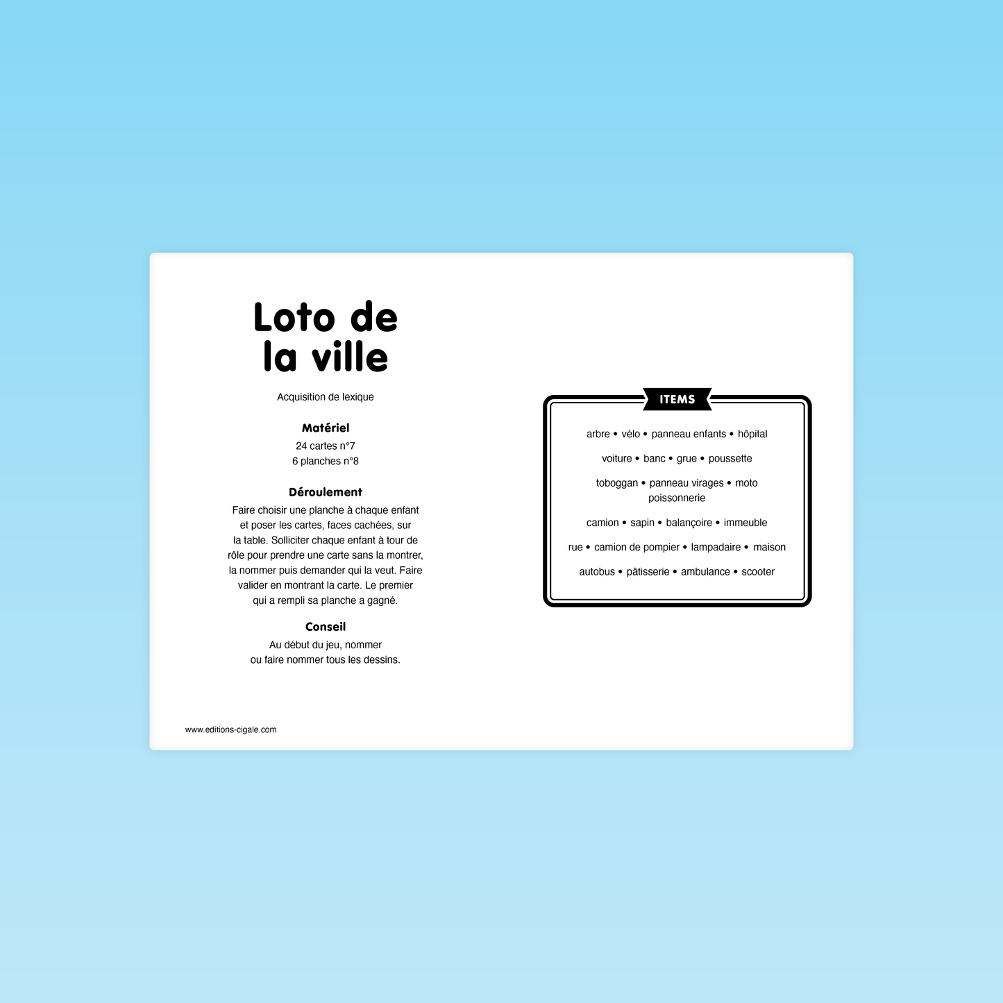 Loto de la ville