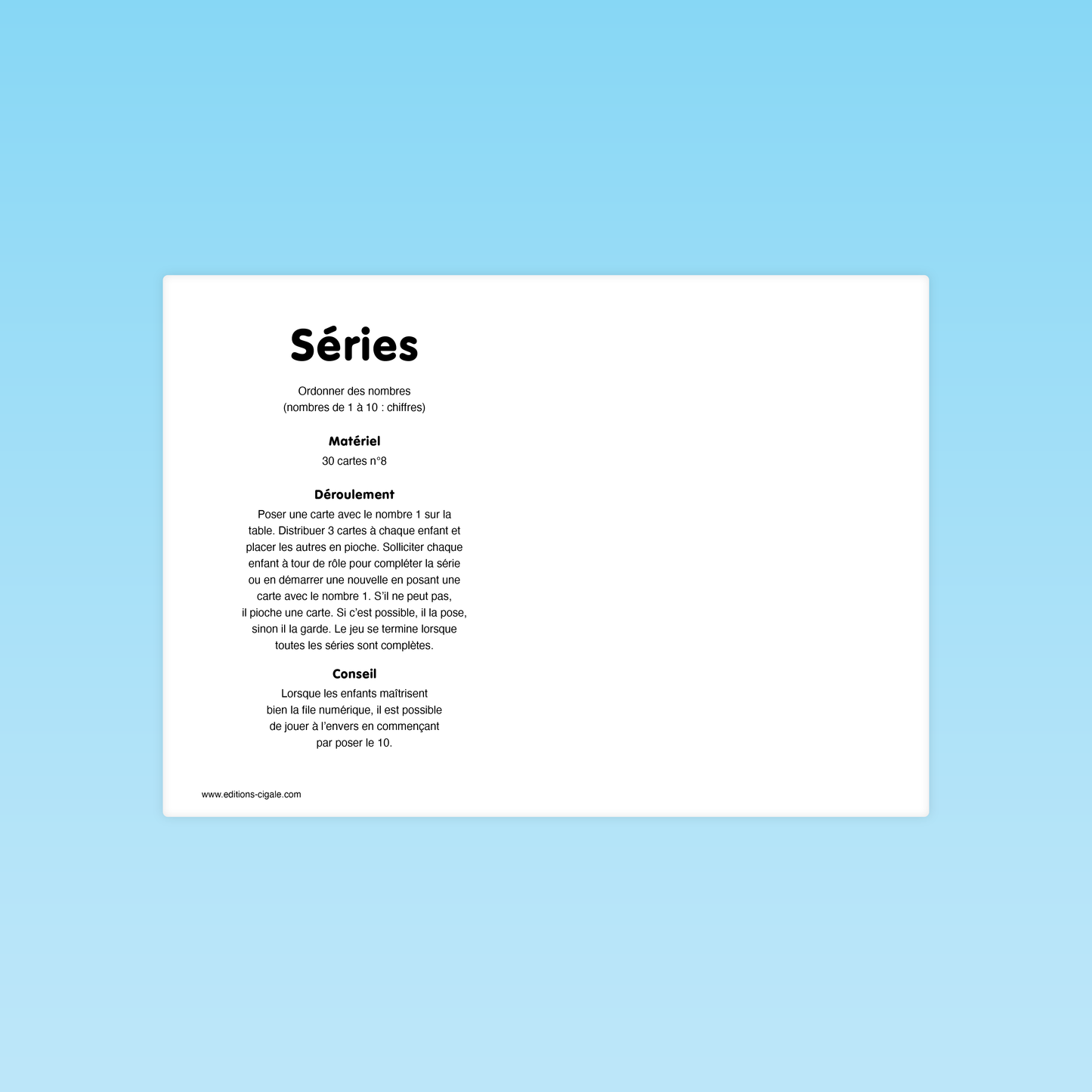Séries GS