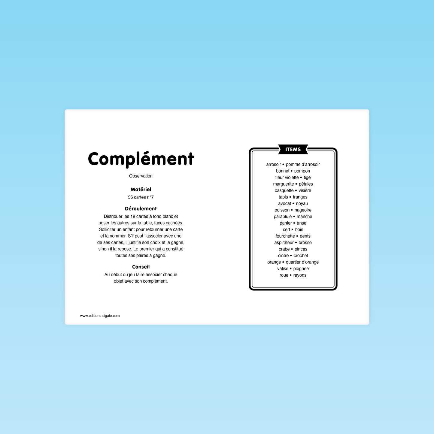 Complément