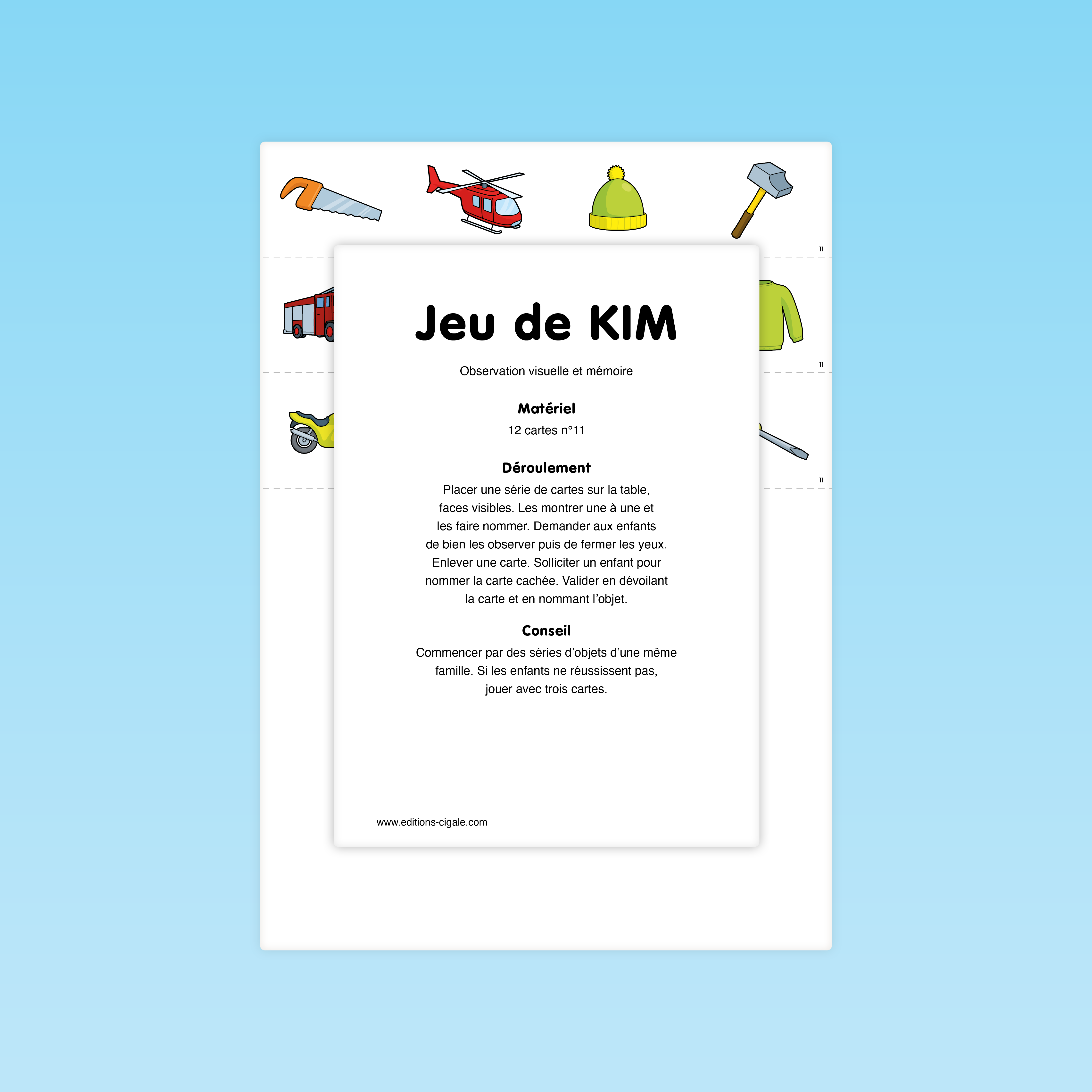 Jeu de KIM