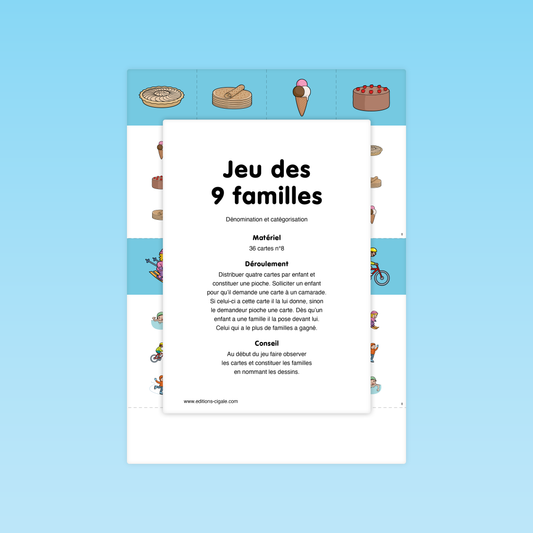 Jeu des 9 familles #2