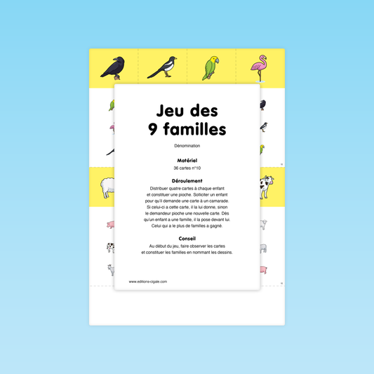 Jeu des 9 familles #1