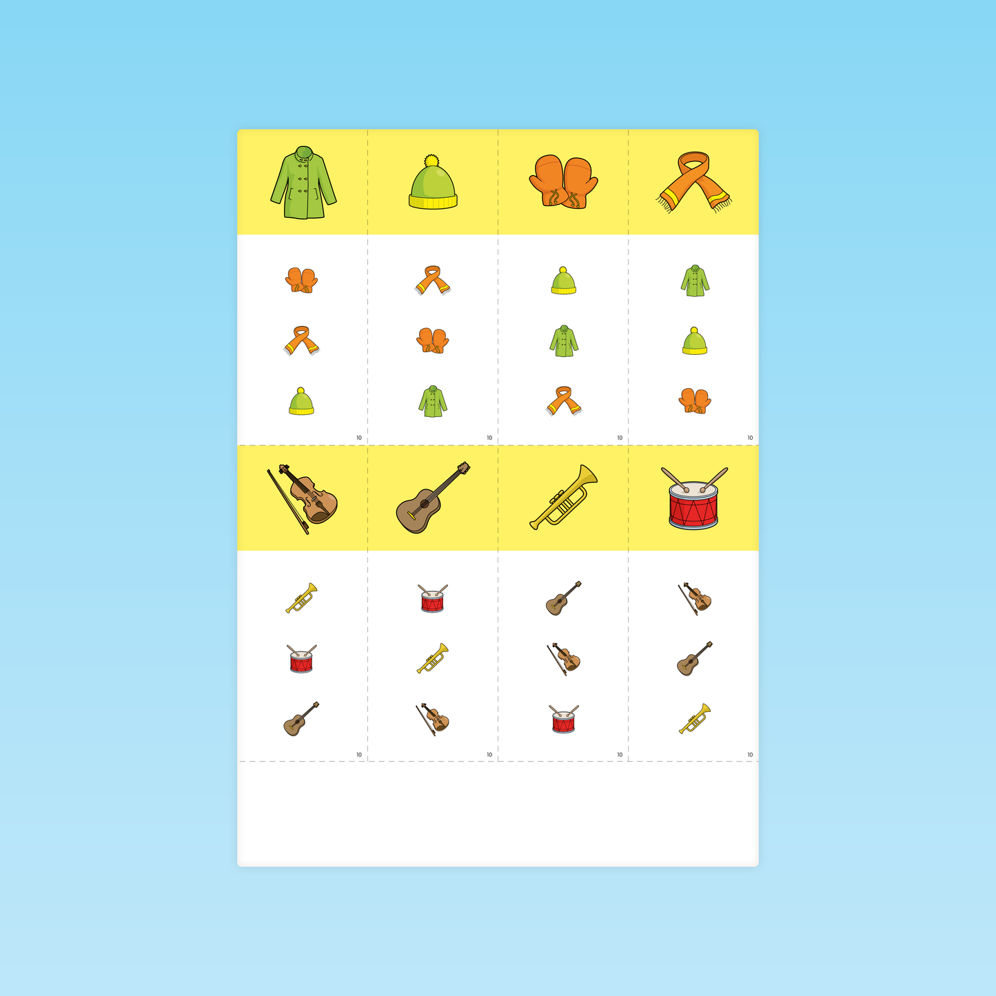 Jeu des 9 familles #1