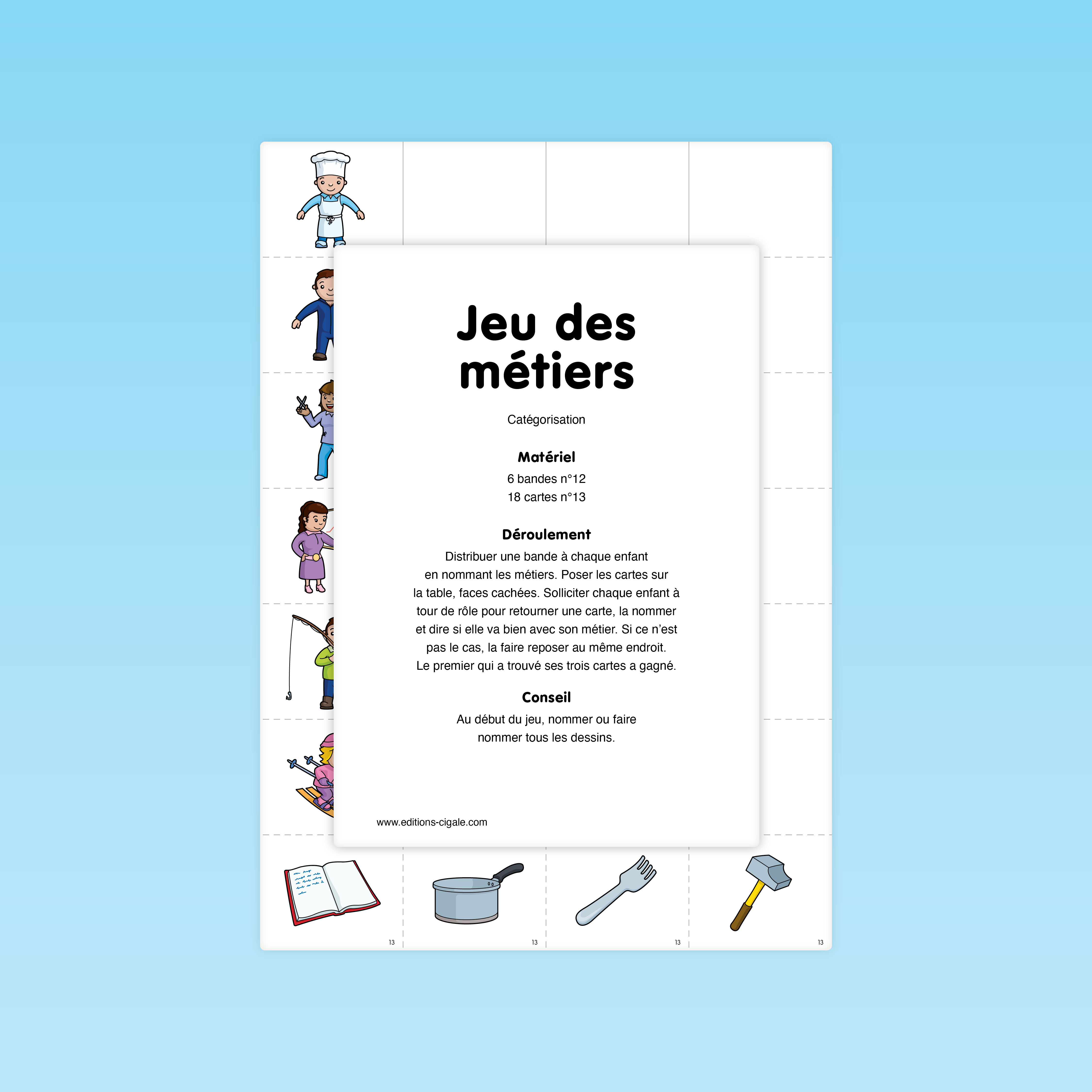 Jeu des métiers