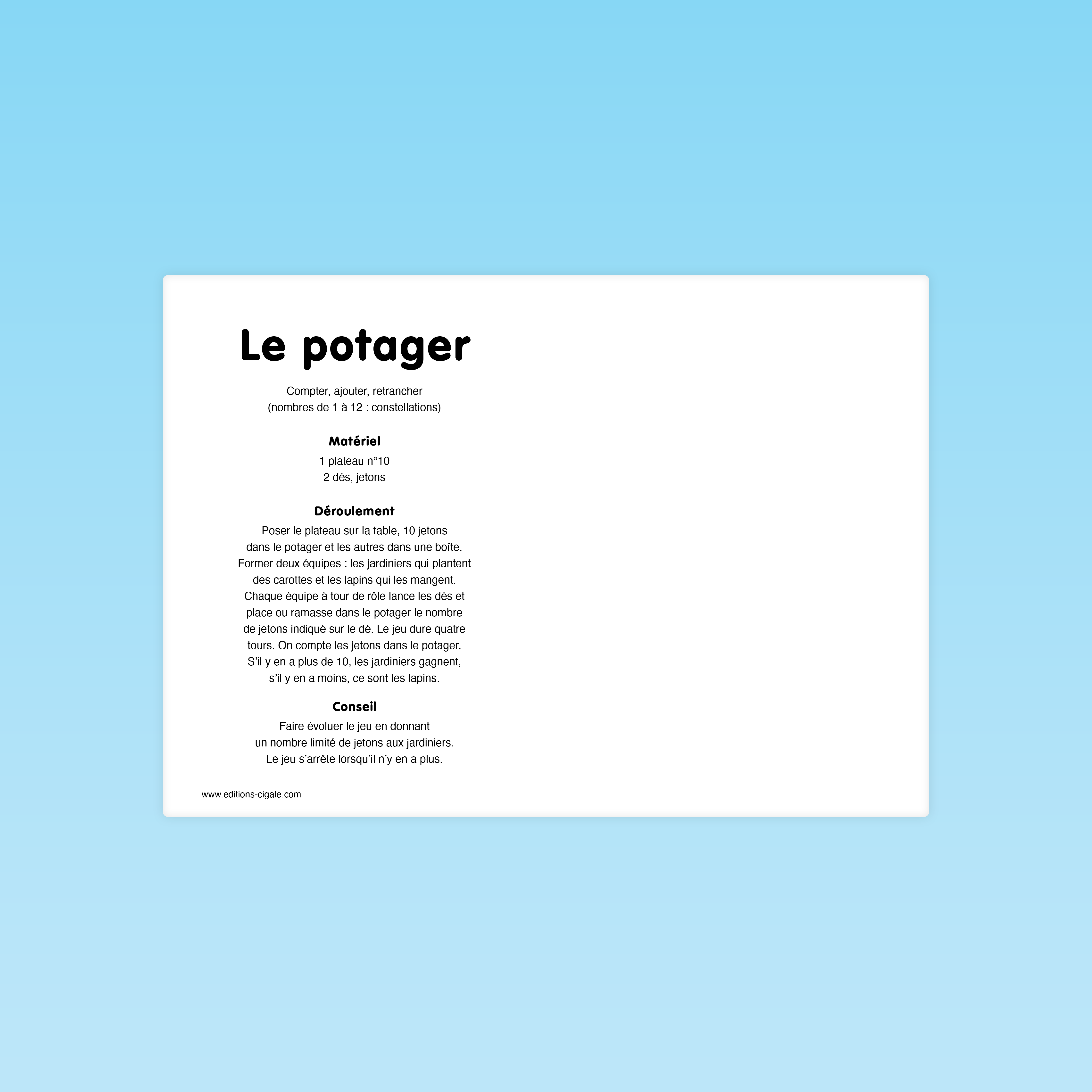Le potager