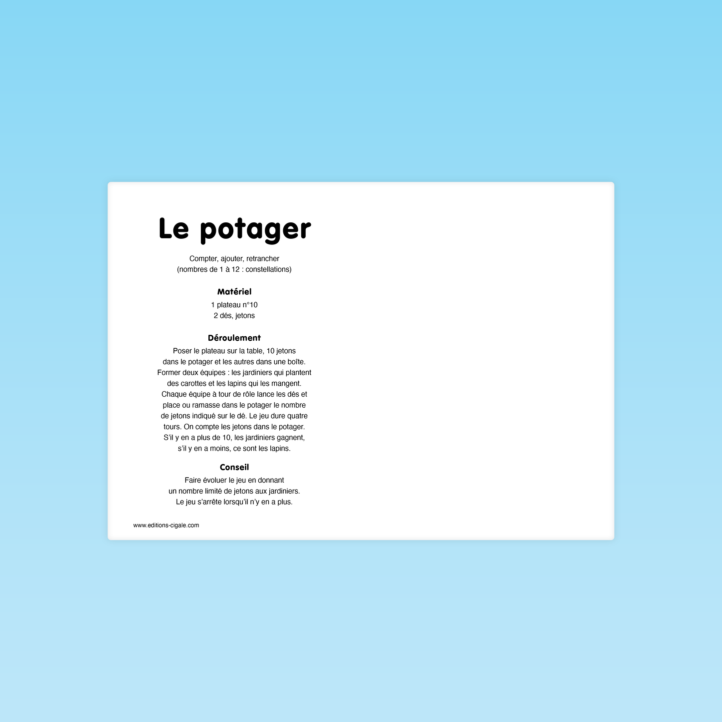 Le potager