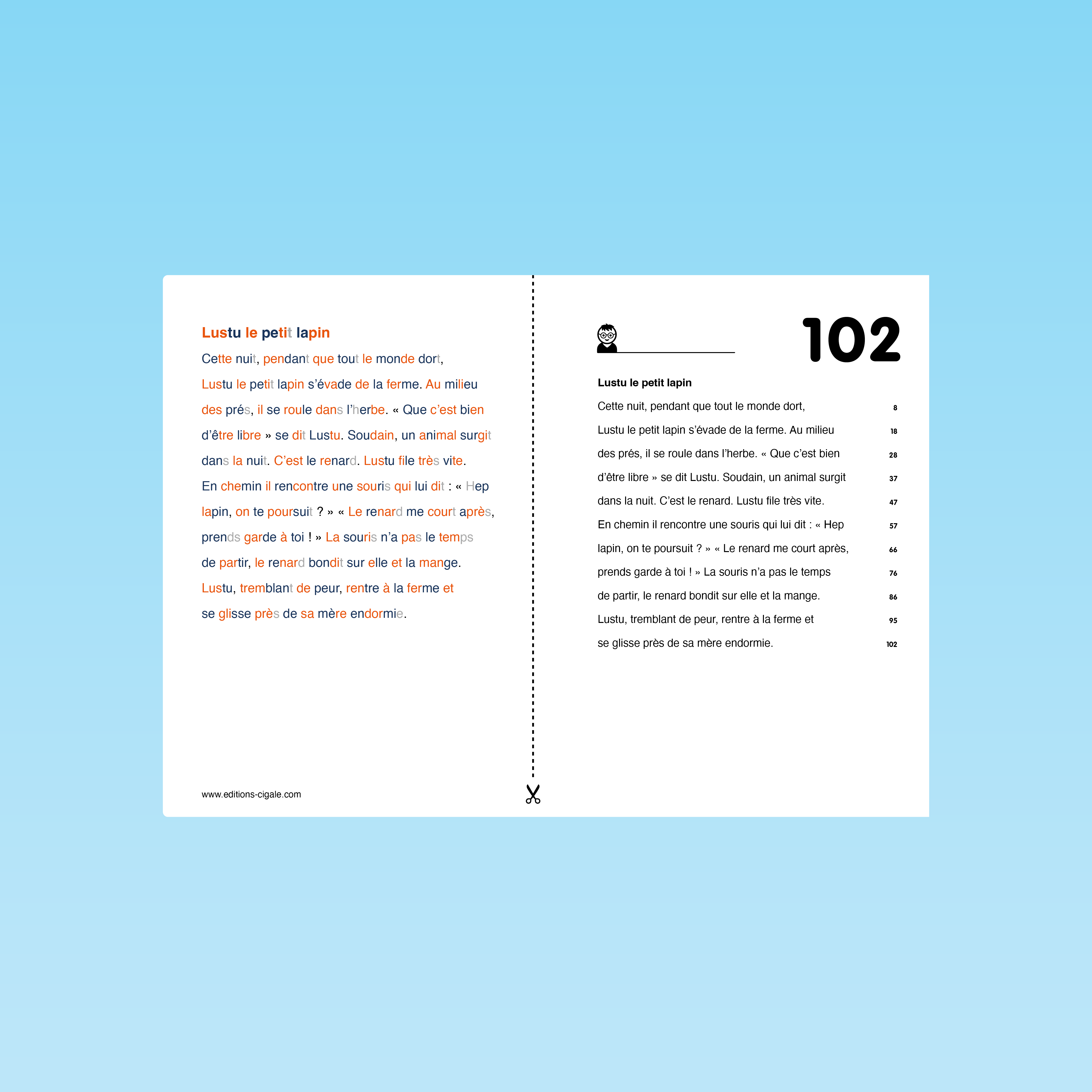 Lustu le petit lapin