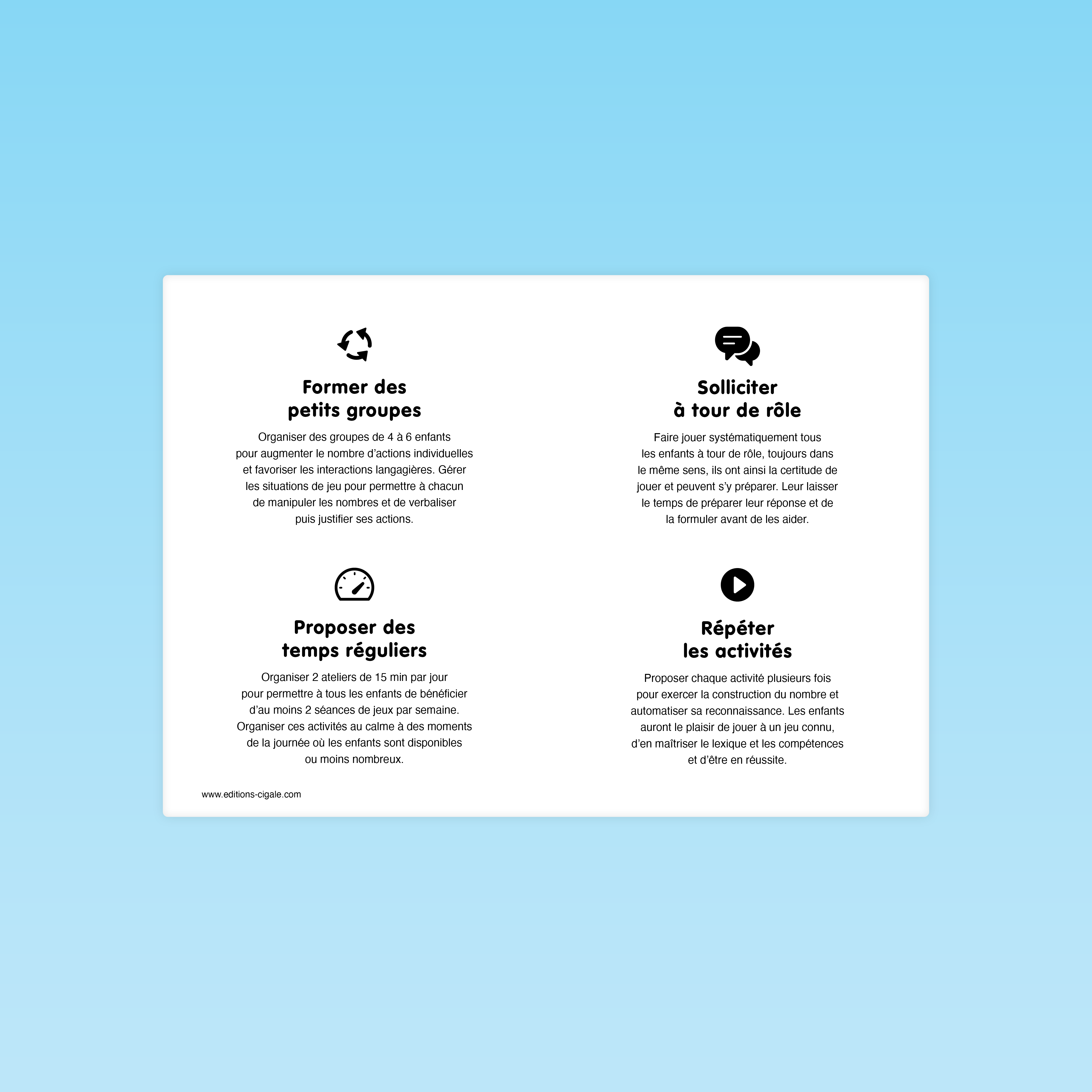 9 jeux Numération GS #1
