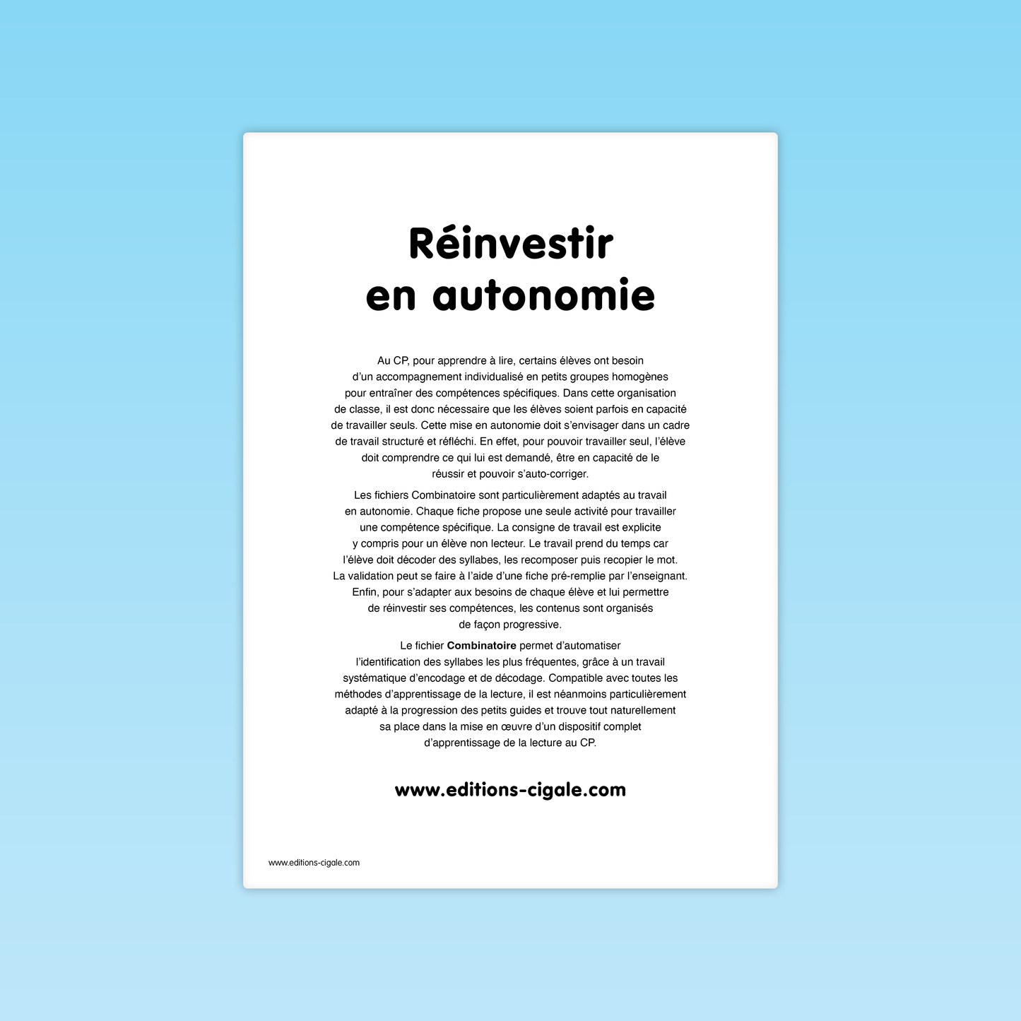 30 fiches Identification de syllabes CP